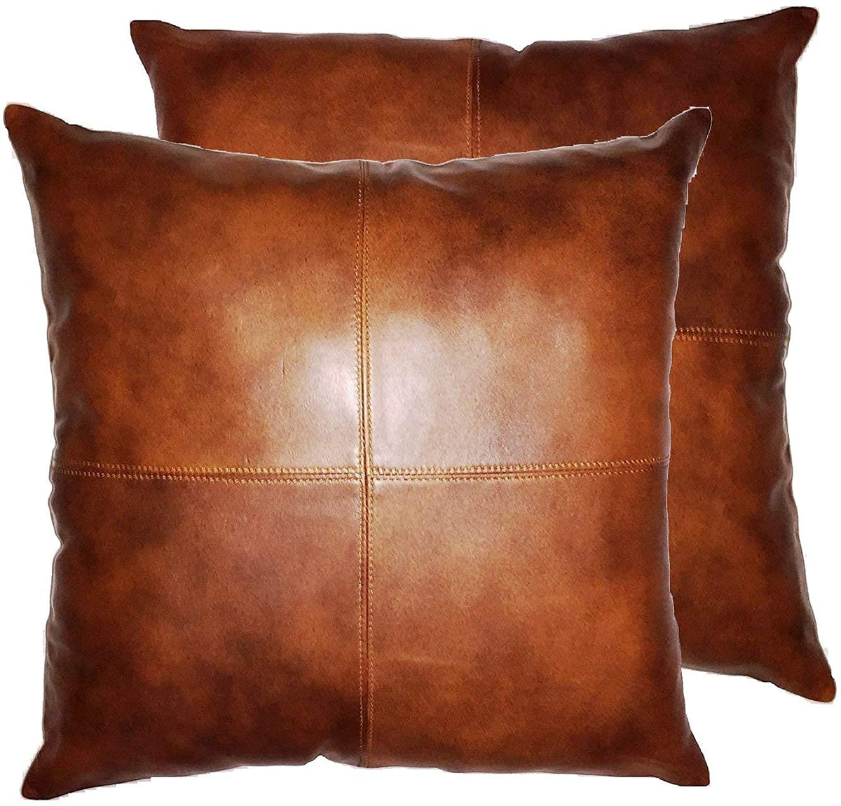 Lambskin Leather Pillow Cover