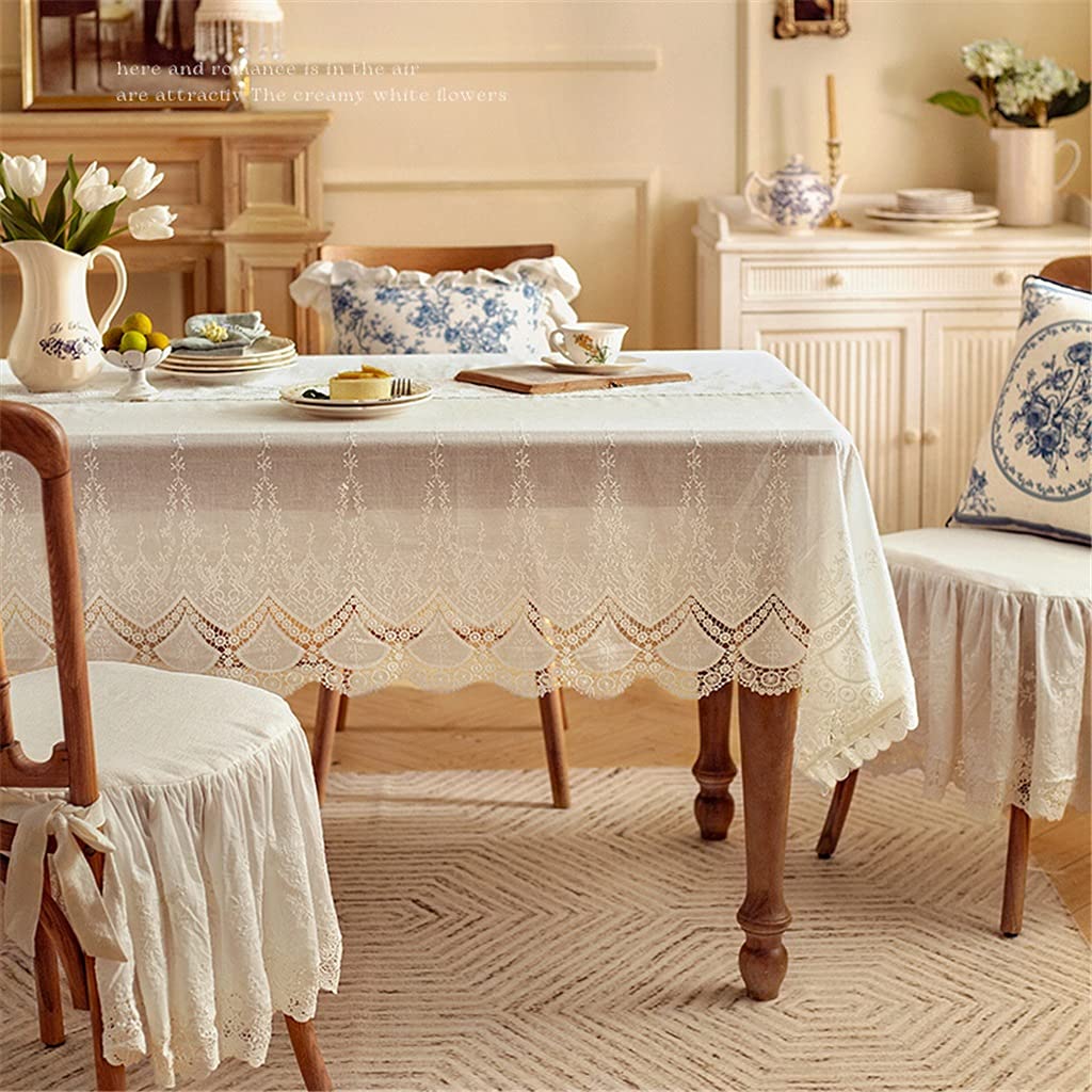 Lace Embroidered Tablecloth