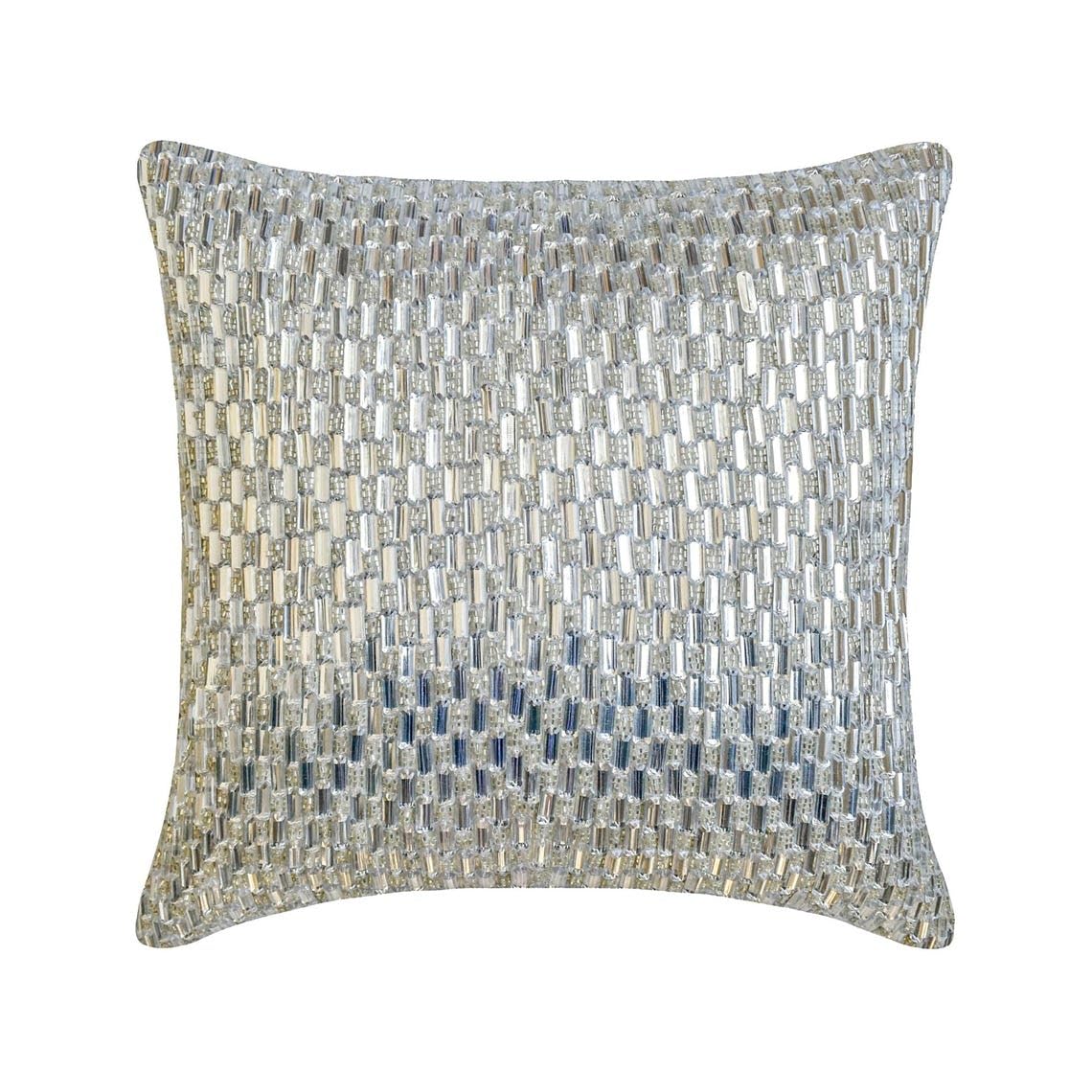 The HomeCentric Designer Throw Pillow Covers Silver 3