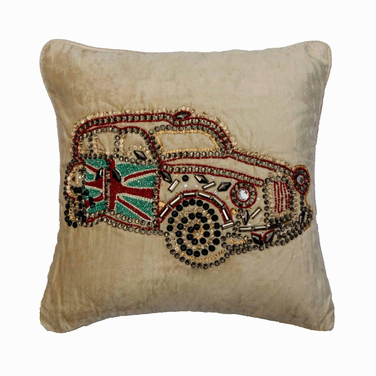 Vintage Ruffled Pillow Cover