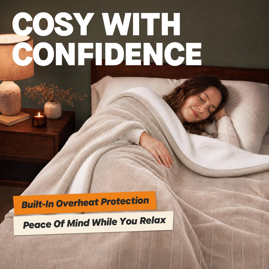 Electric Heated Throw Blanket