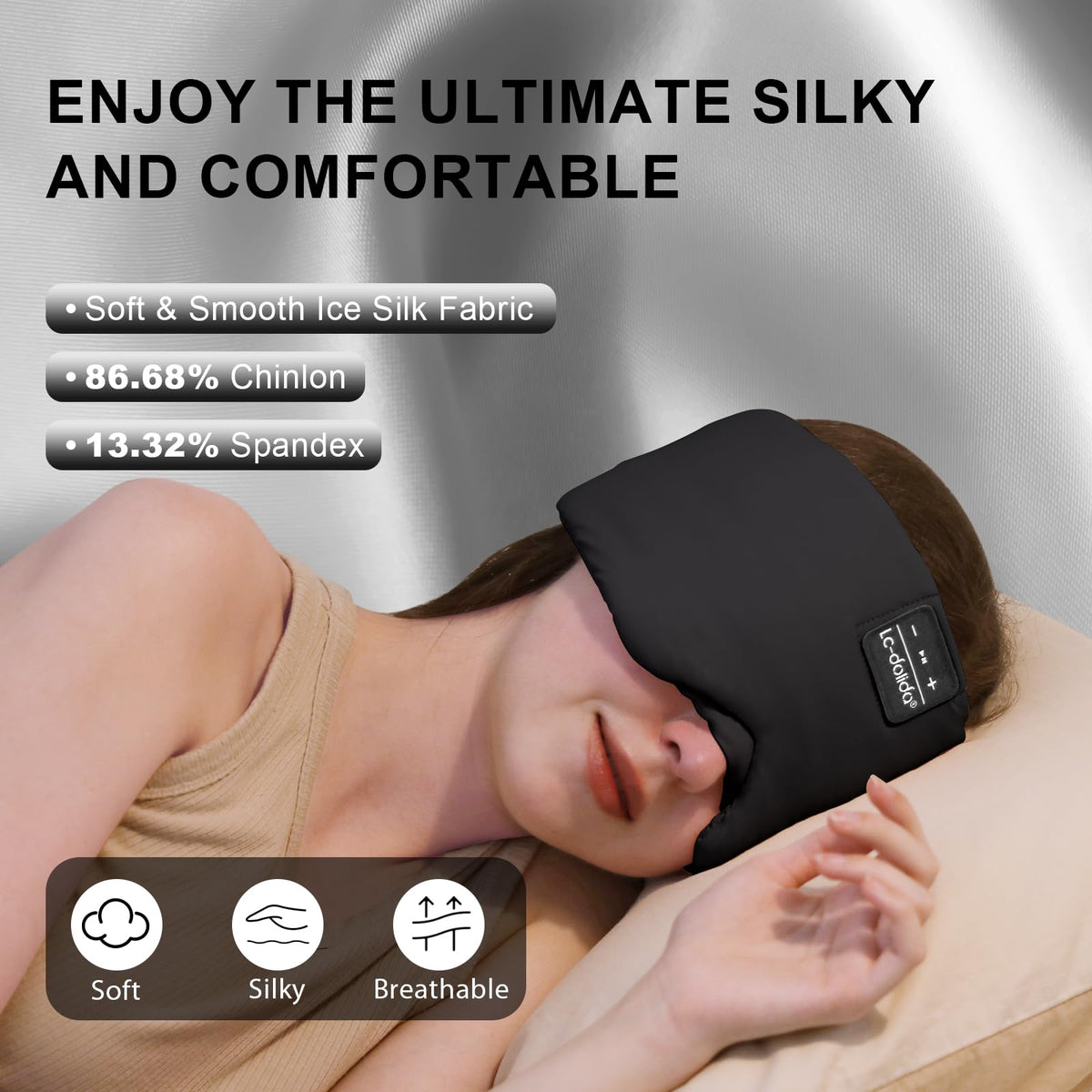 Bluetooth Sleep Mask with Headphones