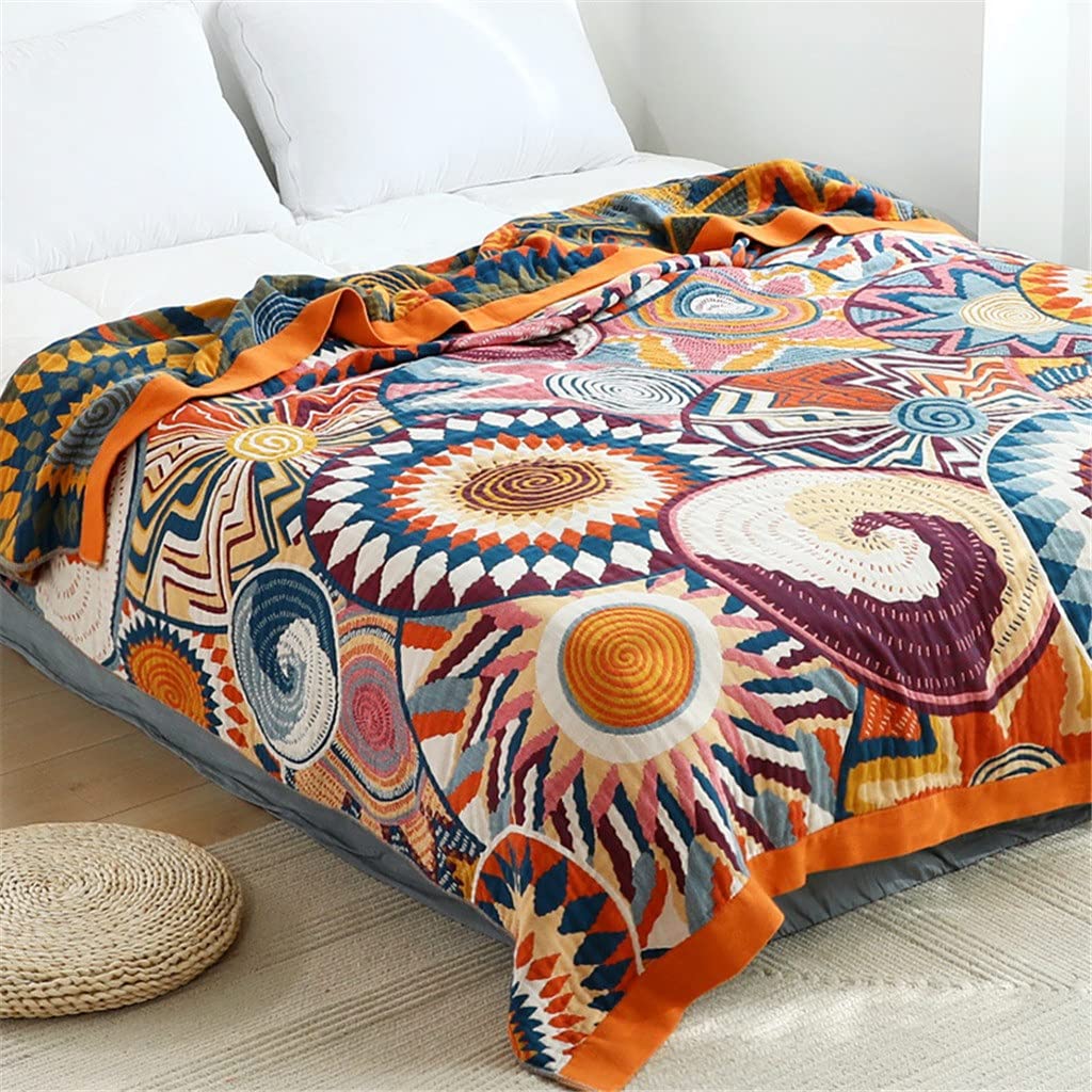 Cotton Gauze Throw Blanket