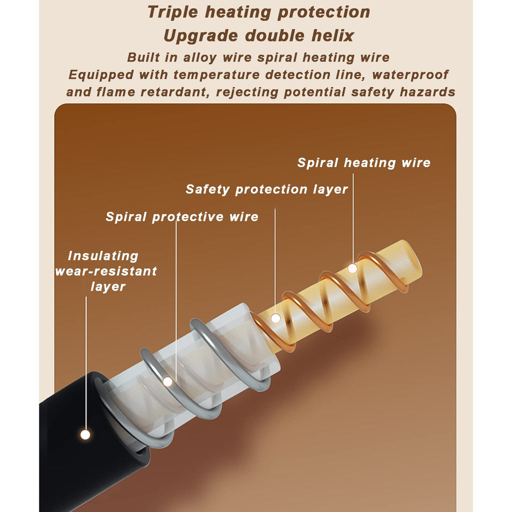 Dual-Control Electric Heated Blanket