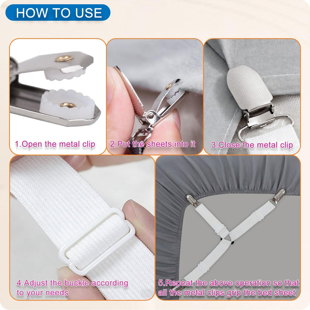 Bed Sheet Holder Straps