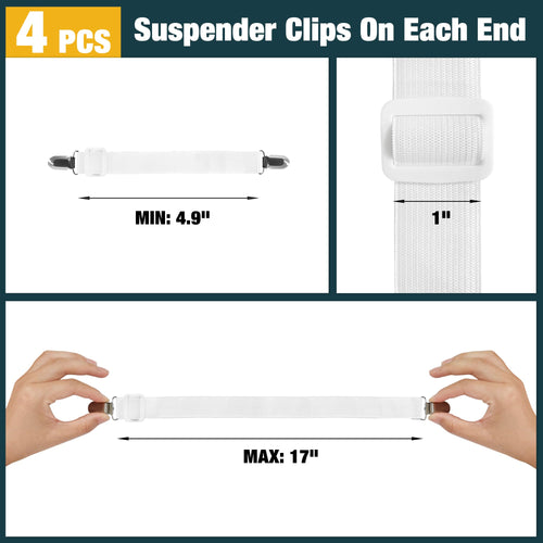 Adjustable Bed Sheet Fasteners