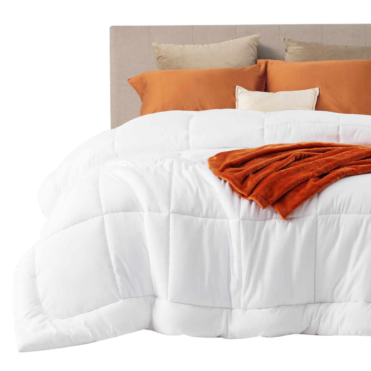 Bedsure Comforter Duvet Insert, Quilted Bedding Blanket, Oeko-TEX