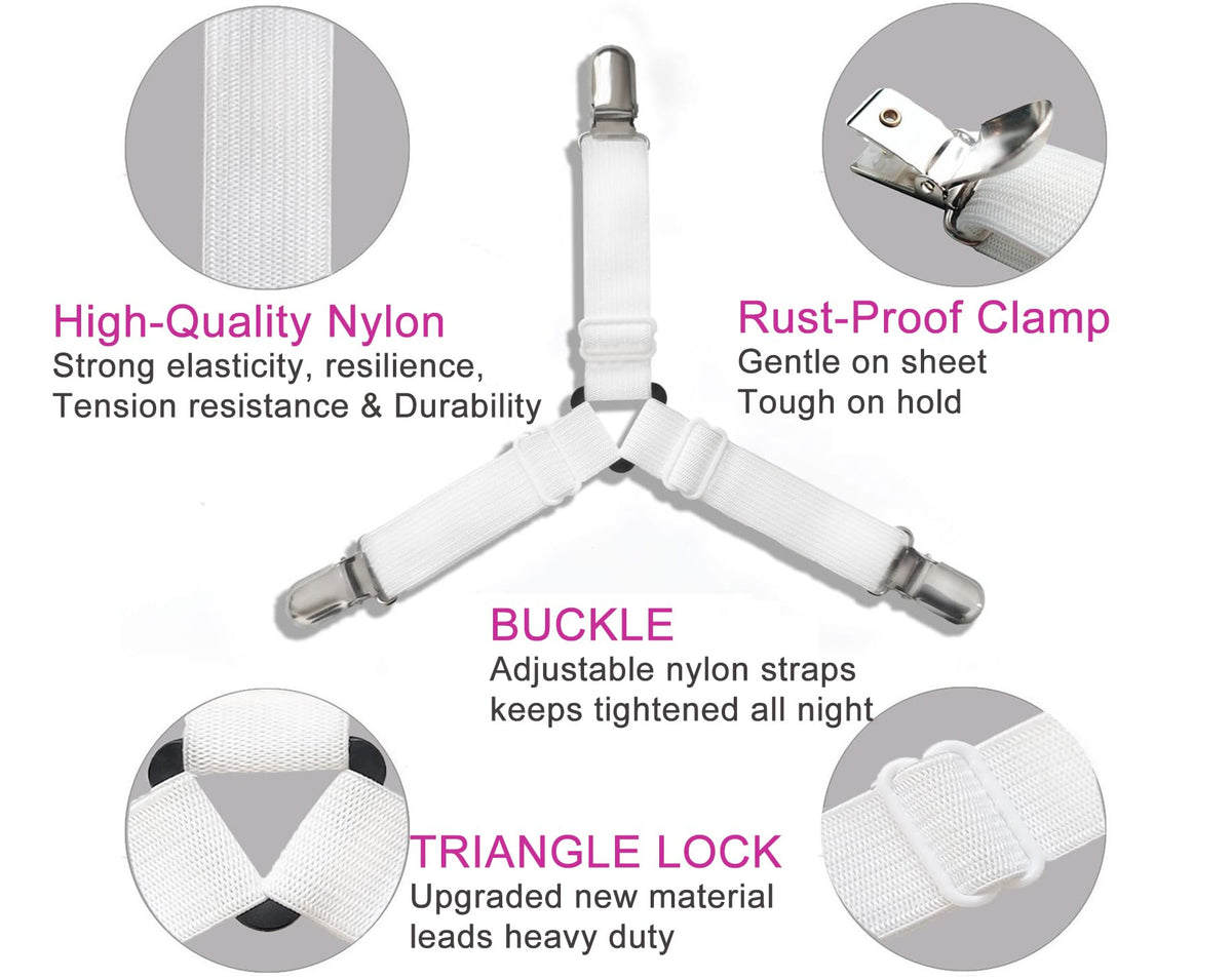 Bed Sheet Holder Straps