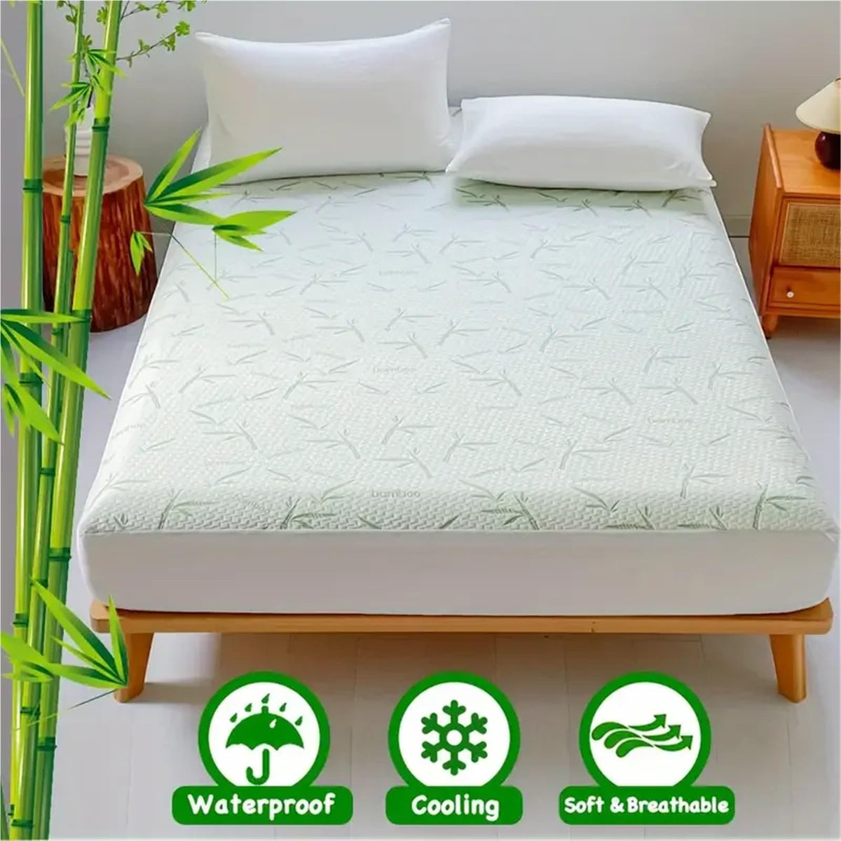 Cooling Waterproof Mattress Protector