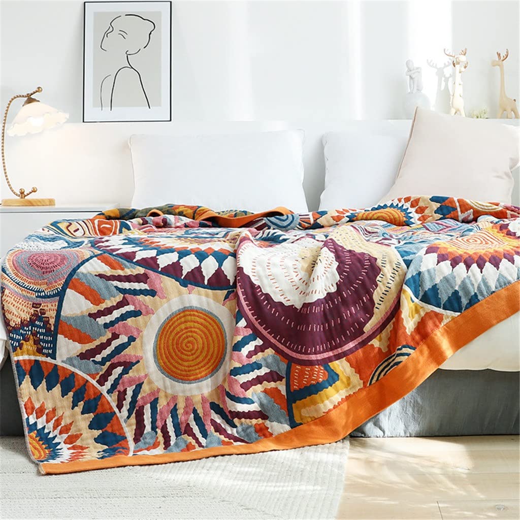 Cotton Gauze Throw Blanket