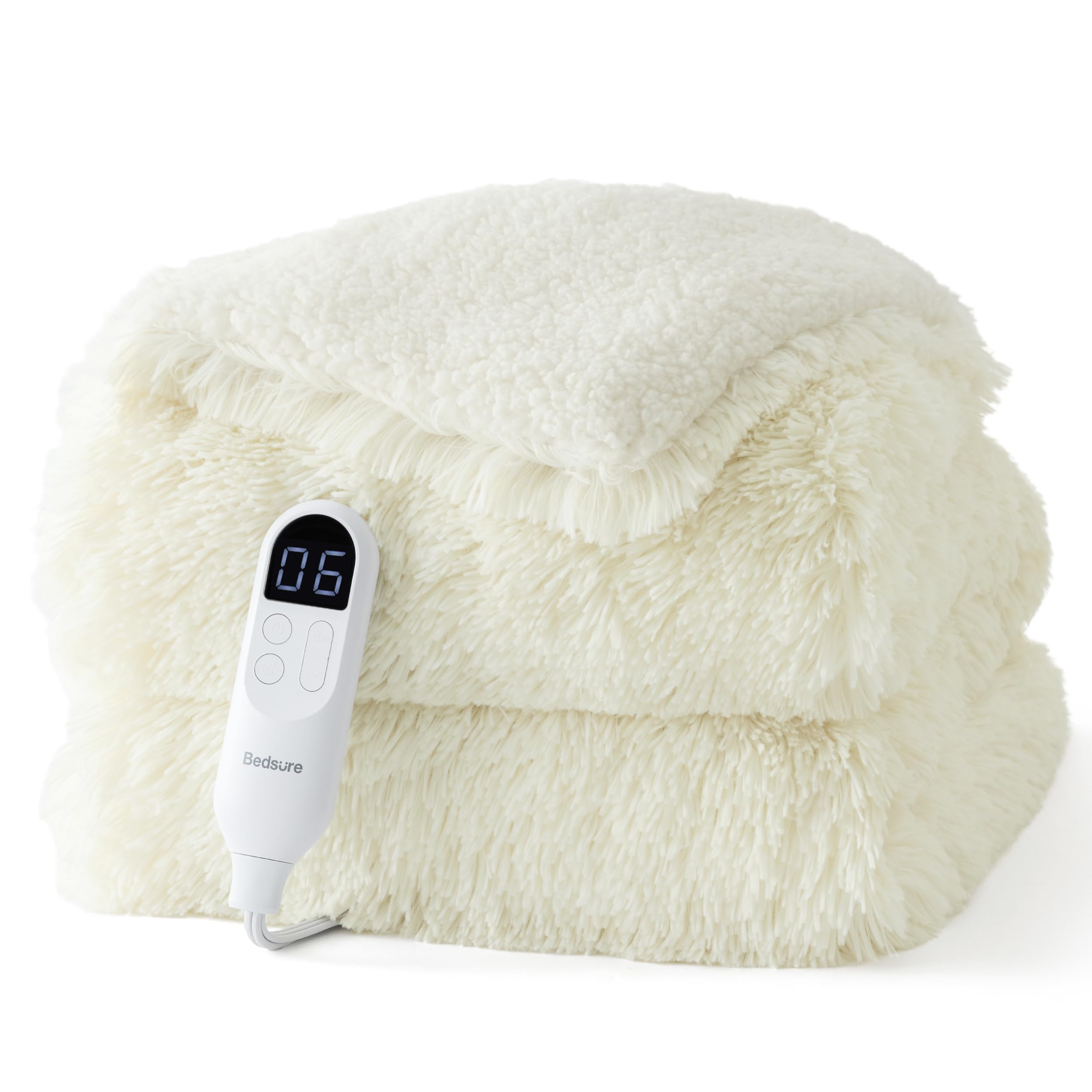 Bedsure Heated Blanket with Preheate Function