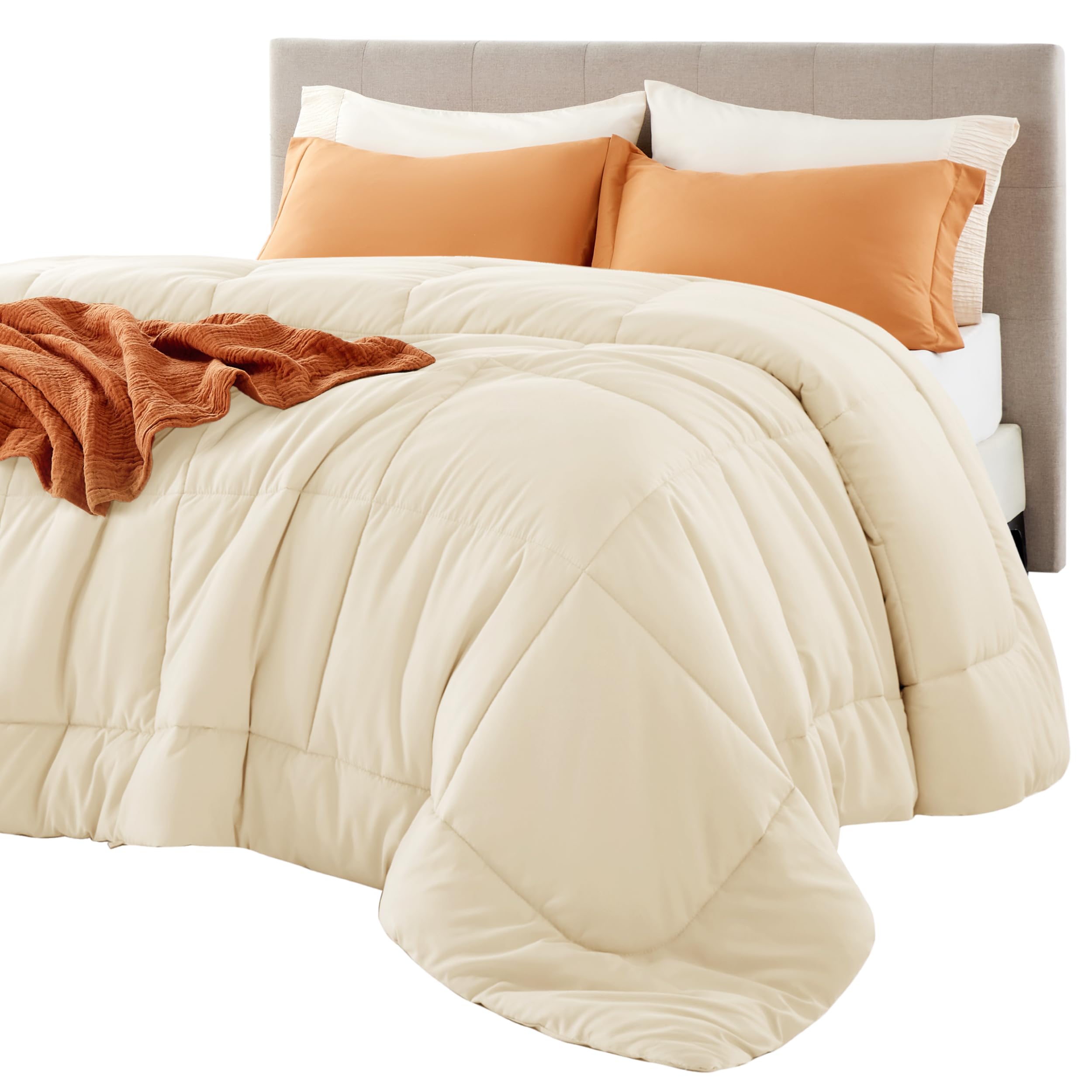 Bedsure Comforter Duvet Insert, Quilted Bedding Blanket, Oeko-TEX