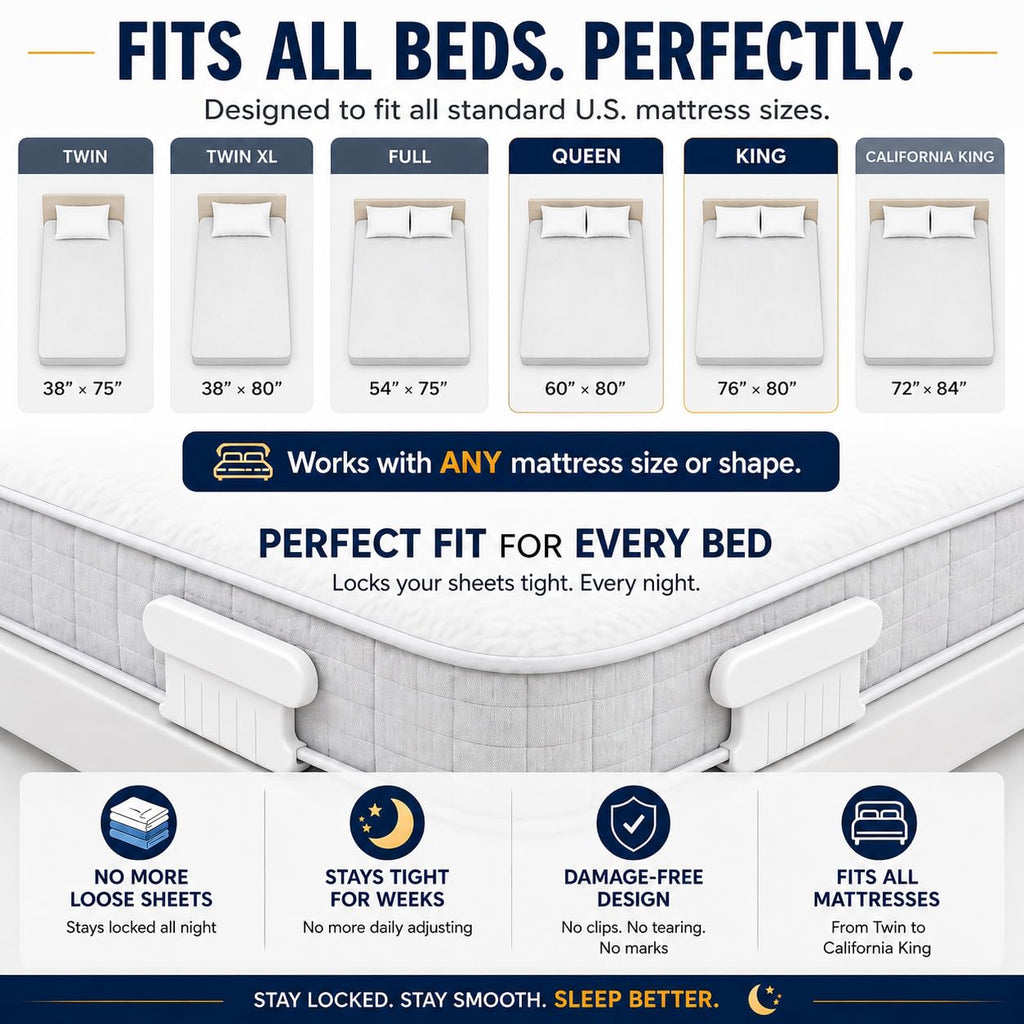 Non-Slip Bed Sheet Holder Clips