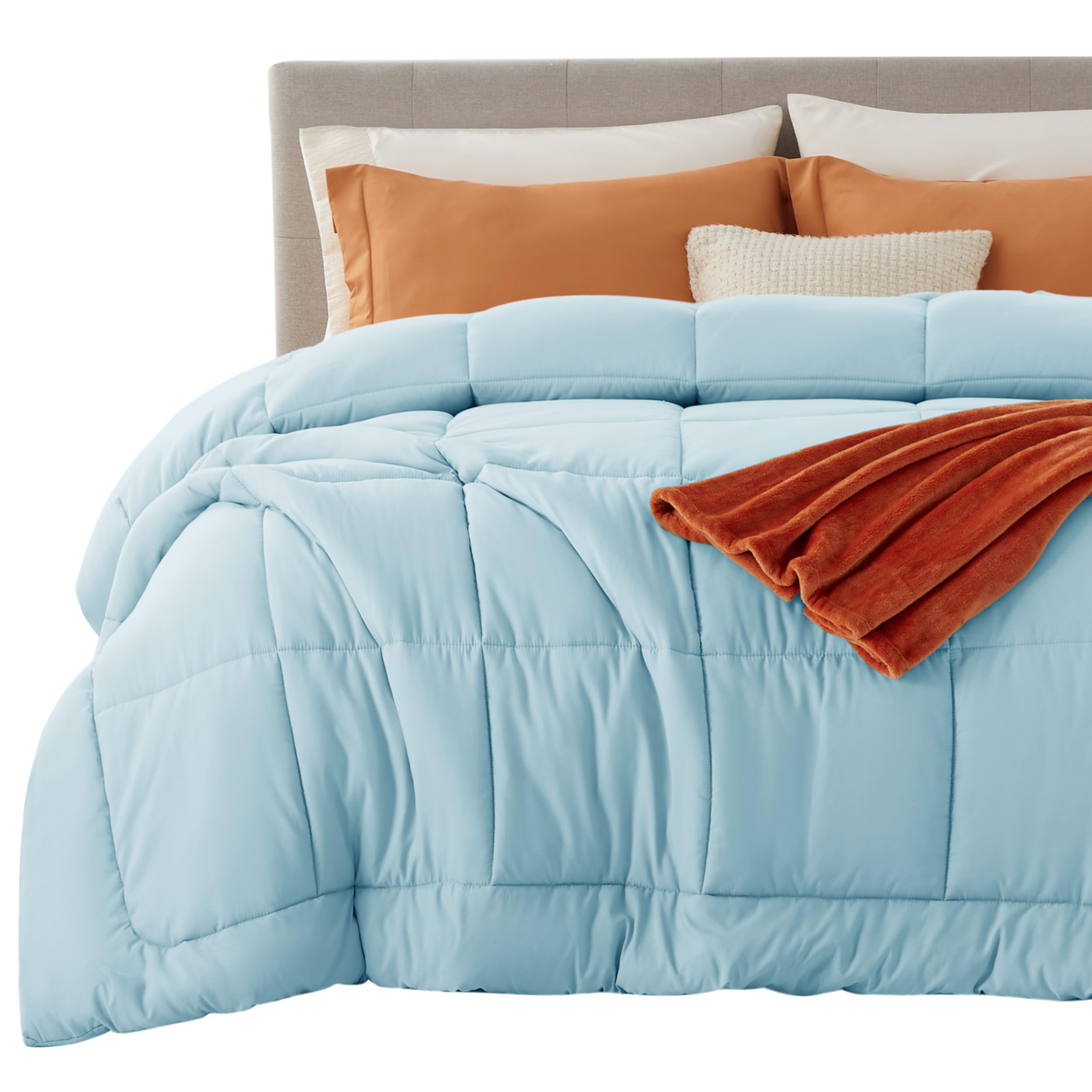 Bedsure Comforter Duvet Insert, Quilted Bedding Blanket, Oeko-TEX