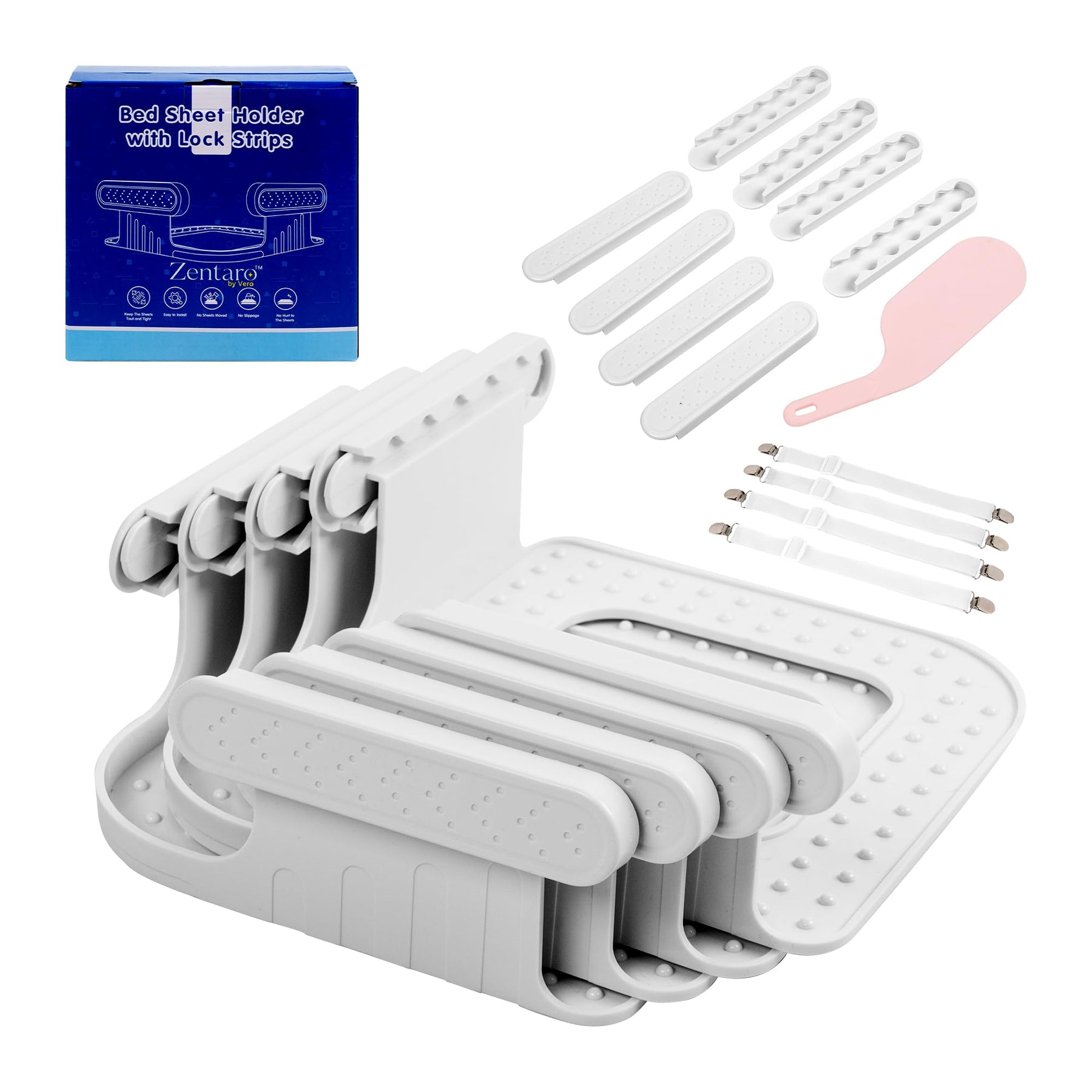 Non-Slip Bed Sheet Holder Clips