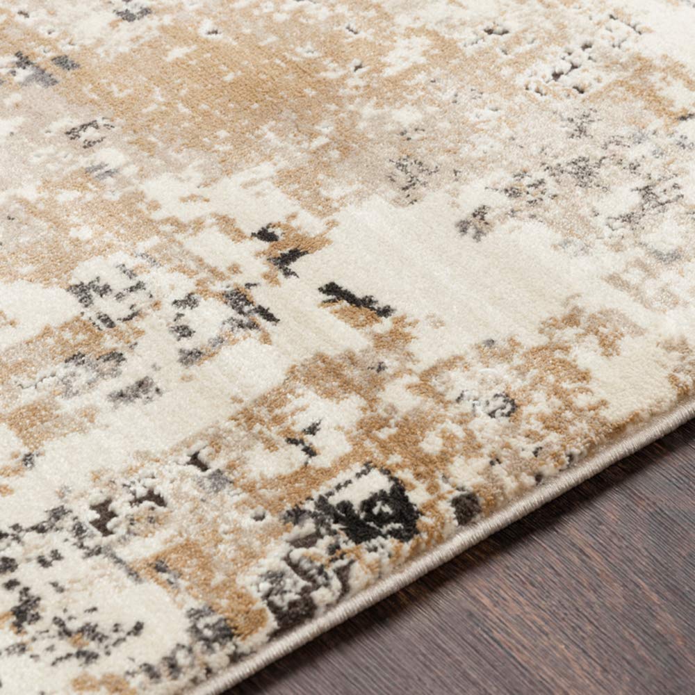 Surya Pune Modern Area Rug, 6'7" x 9'6", Beige, (7' x 10')