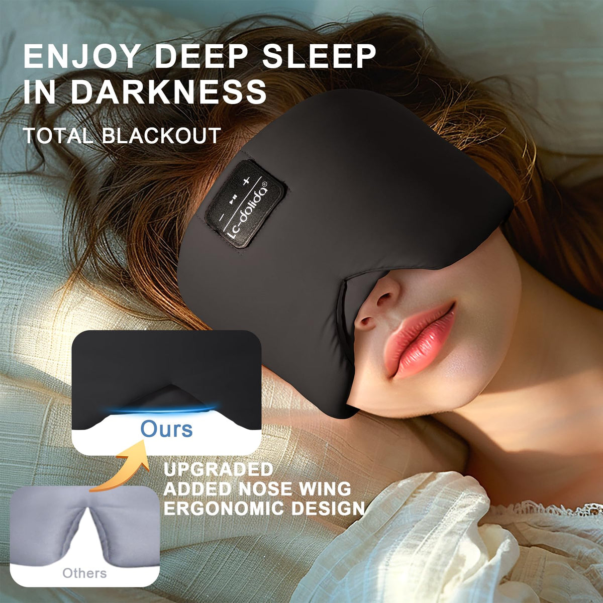 Bluetooth Sleep Mask with Headphones