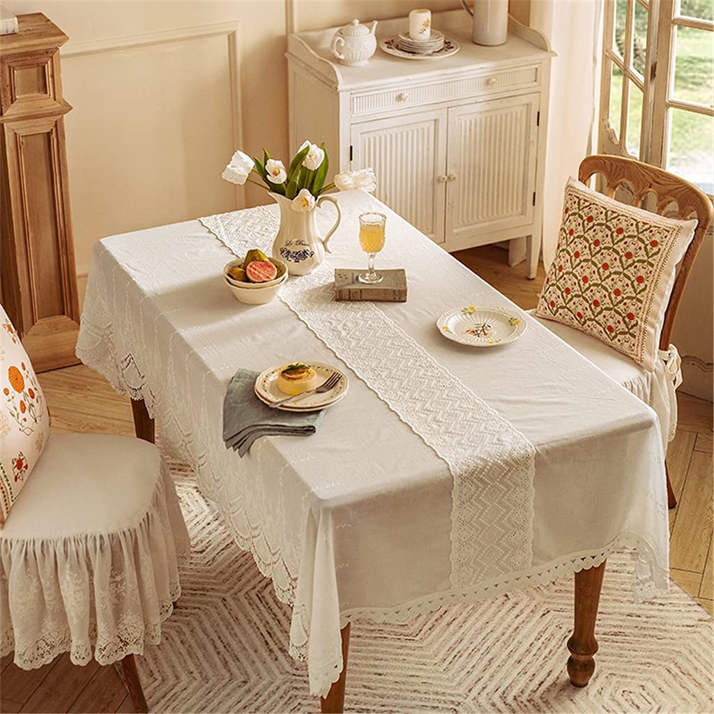 Lace Embroidered Tablecloth
