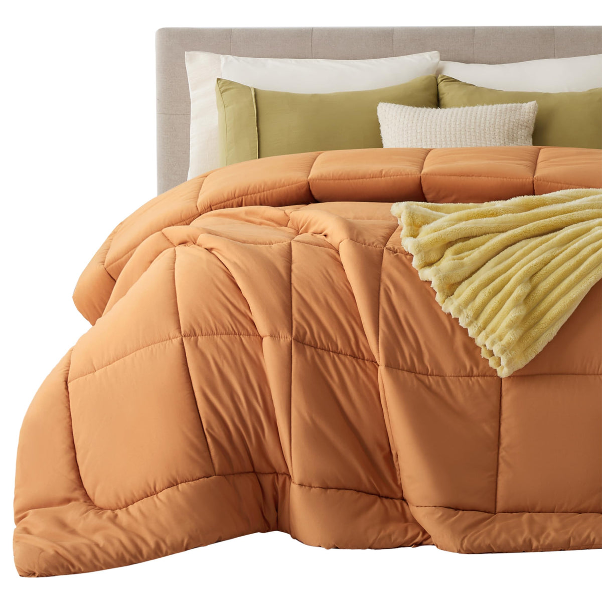 Bedsure Comforter Duvet Insert, Quilted Bedding Blanket, Oeko-TEX