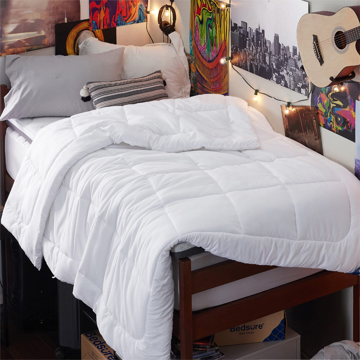 Bedsure Comforter Duvet Insert, Quilted Bedding Blanket, Oeko-TEX
