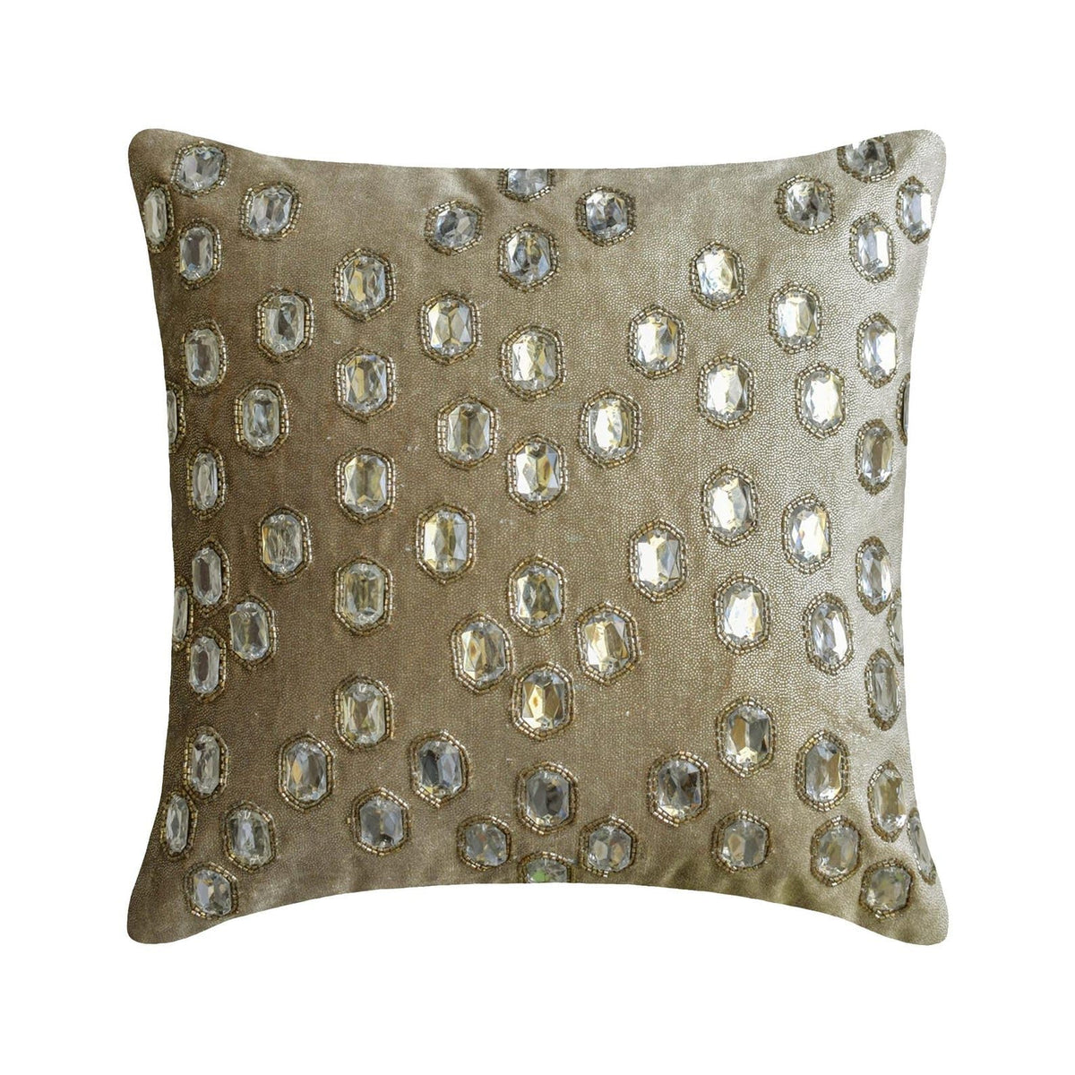 The HomeCentric Designer Throw Pillow Covers Silver 3