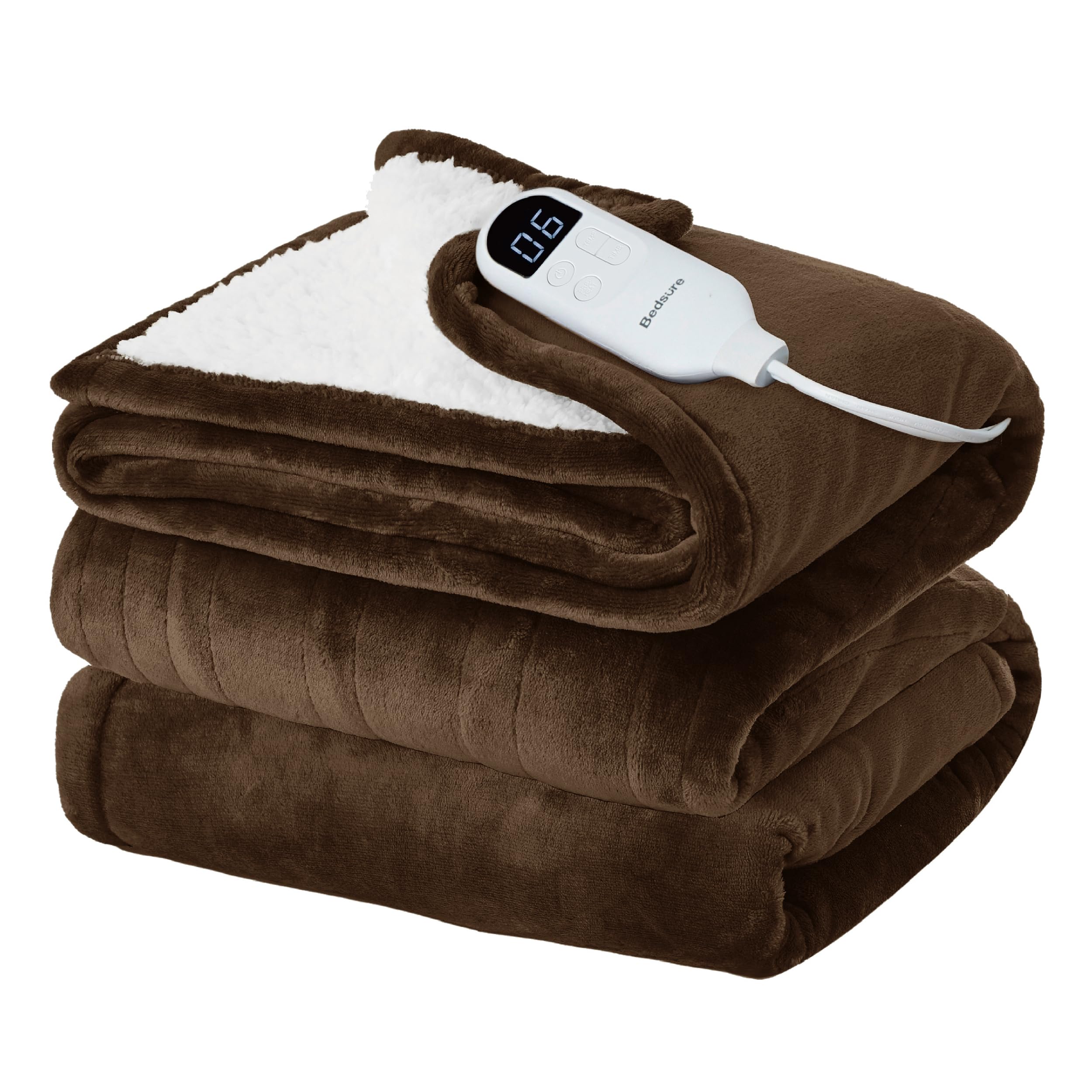 Bedsure Heated Blanket with Preheate Function