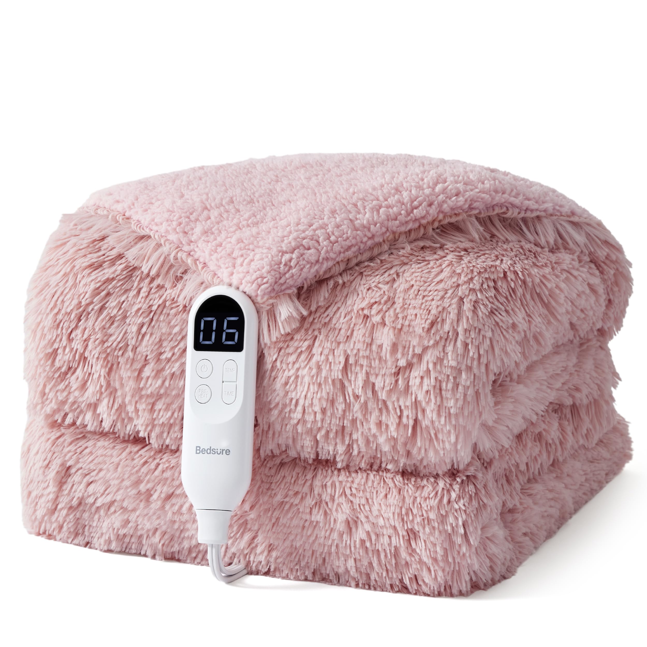 Bedsure Heated Blanket with Preheate Function