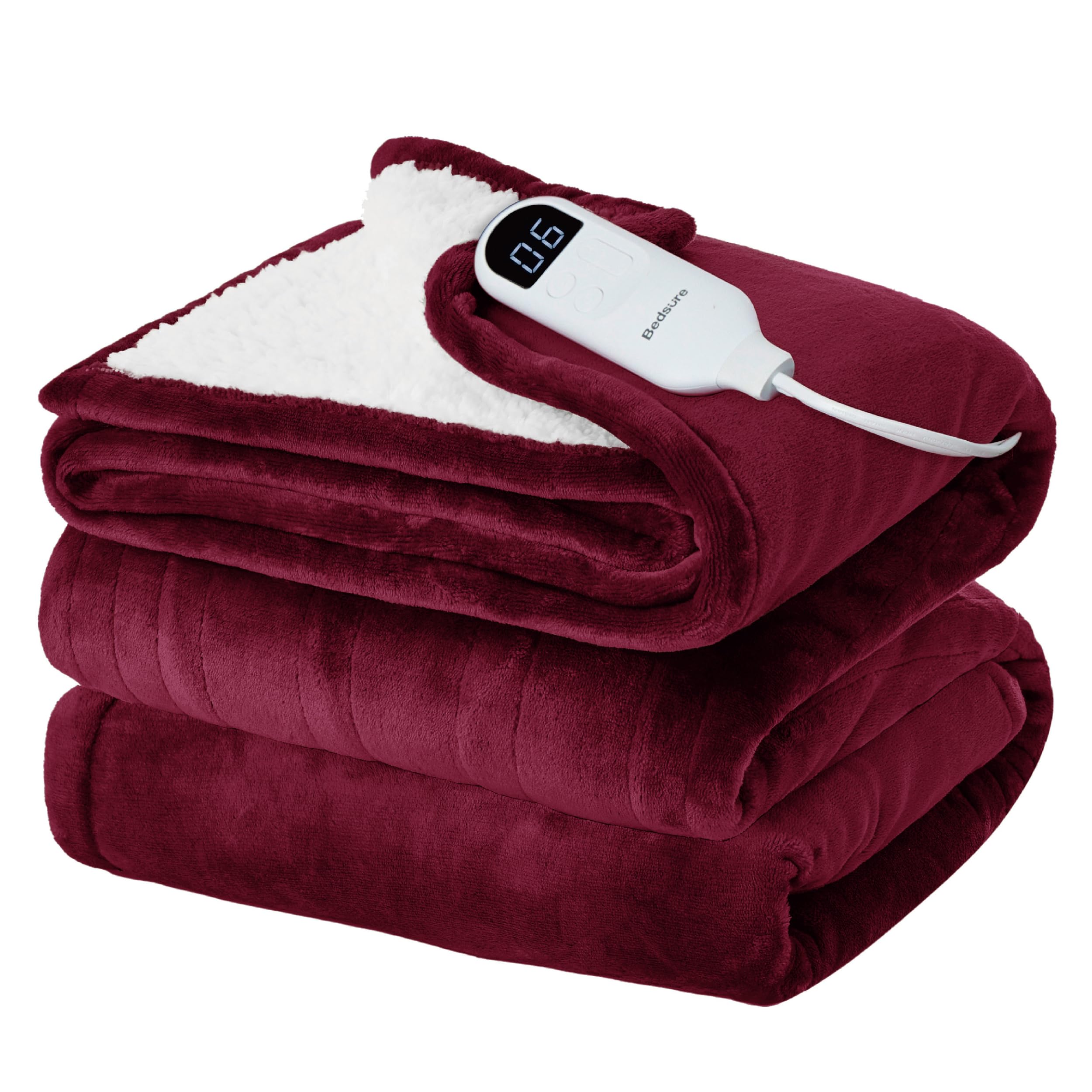Bedsure Heated Blanket with Preheate Function