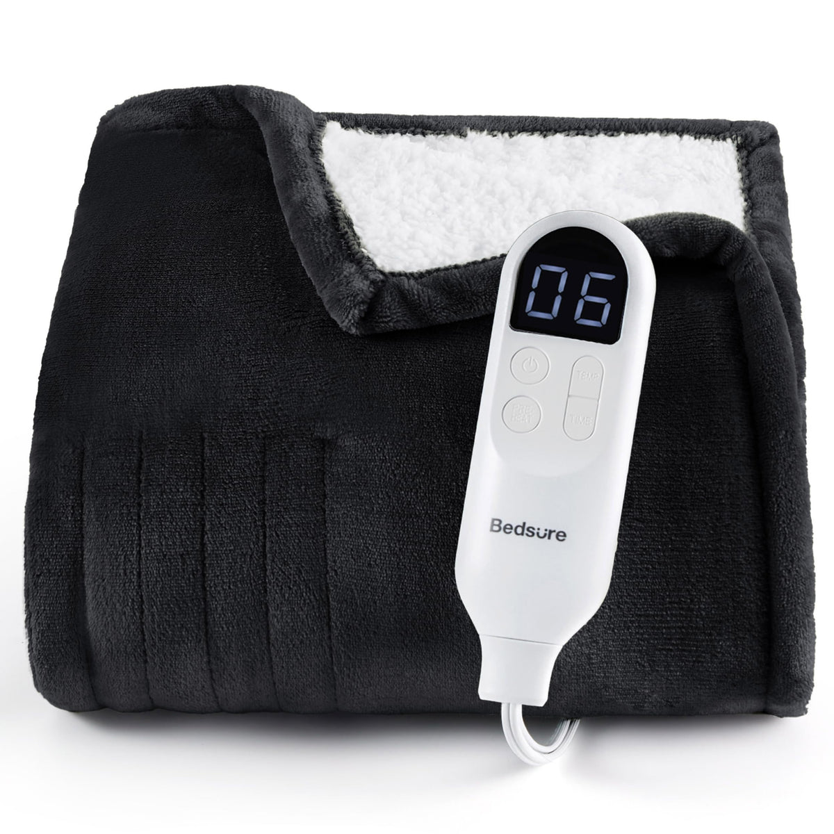 Bedsure Heated Blanket with Preheate Function