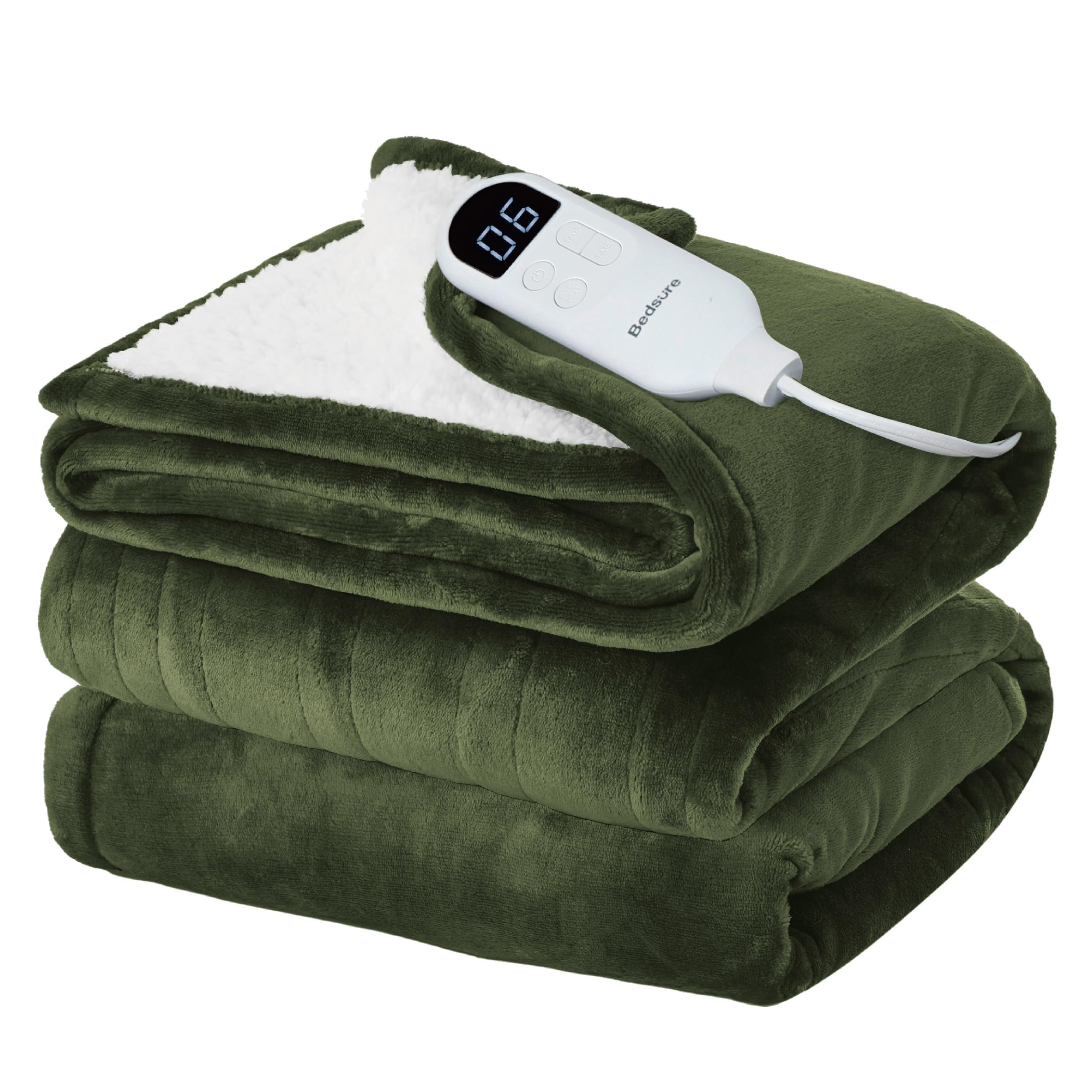 Bedsure Heated Blanket with Preheate Function