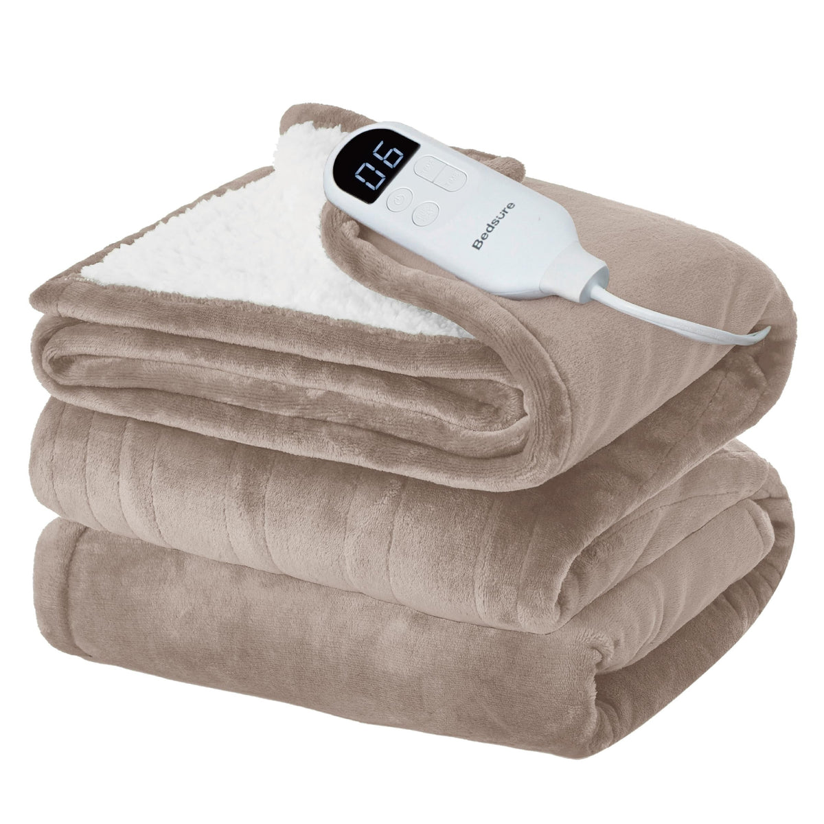 Bedsure Heated Blanket with Preheate Function