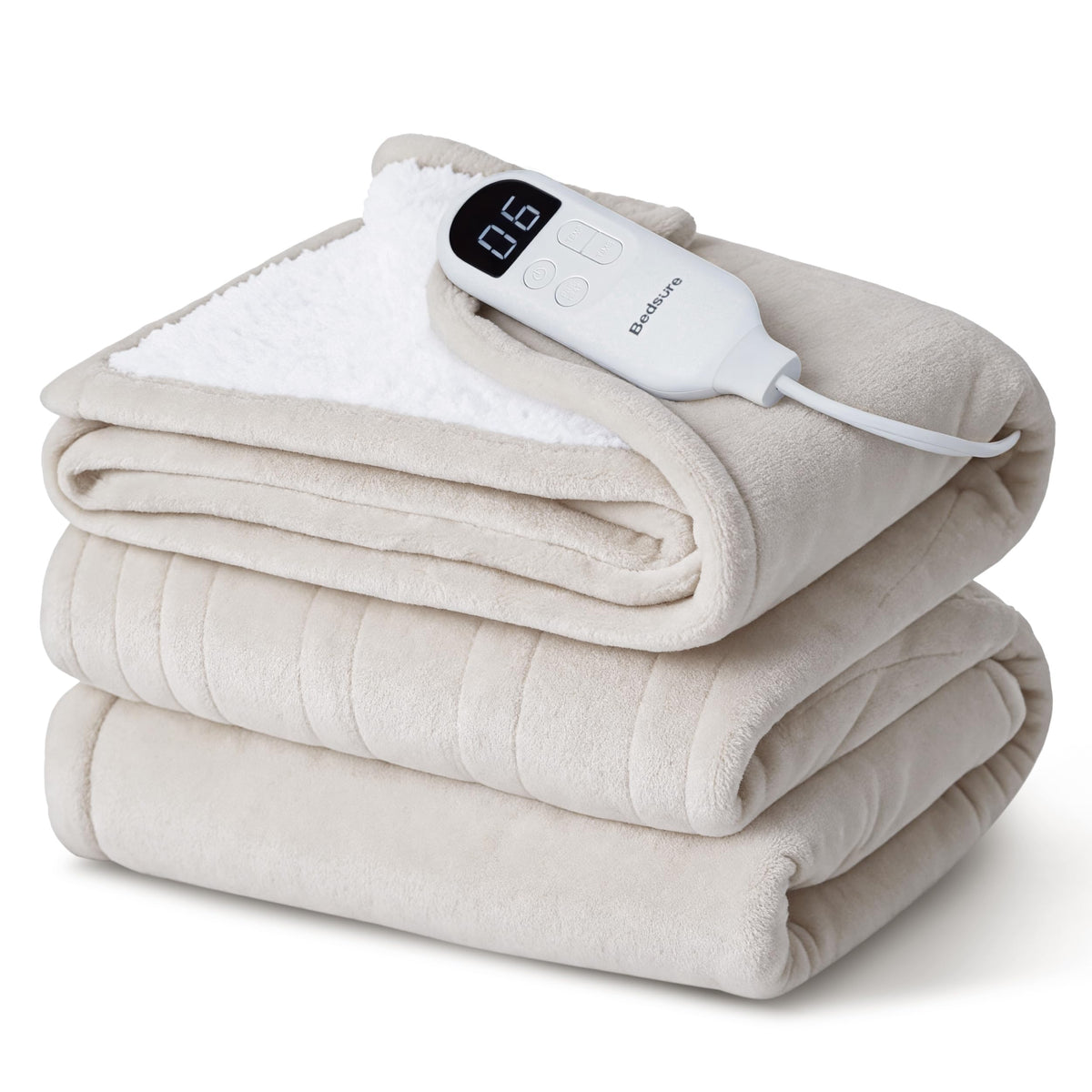 Bedsure Heated Blanket with Preheate Function