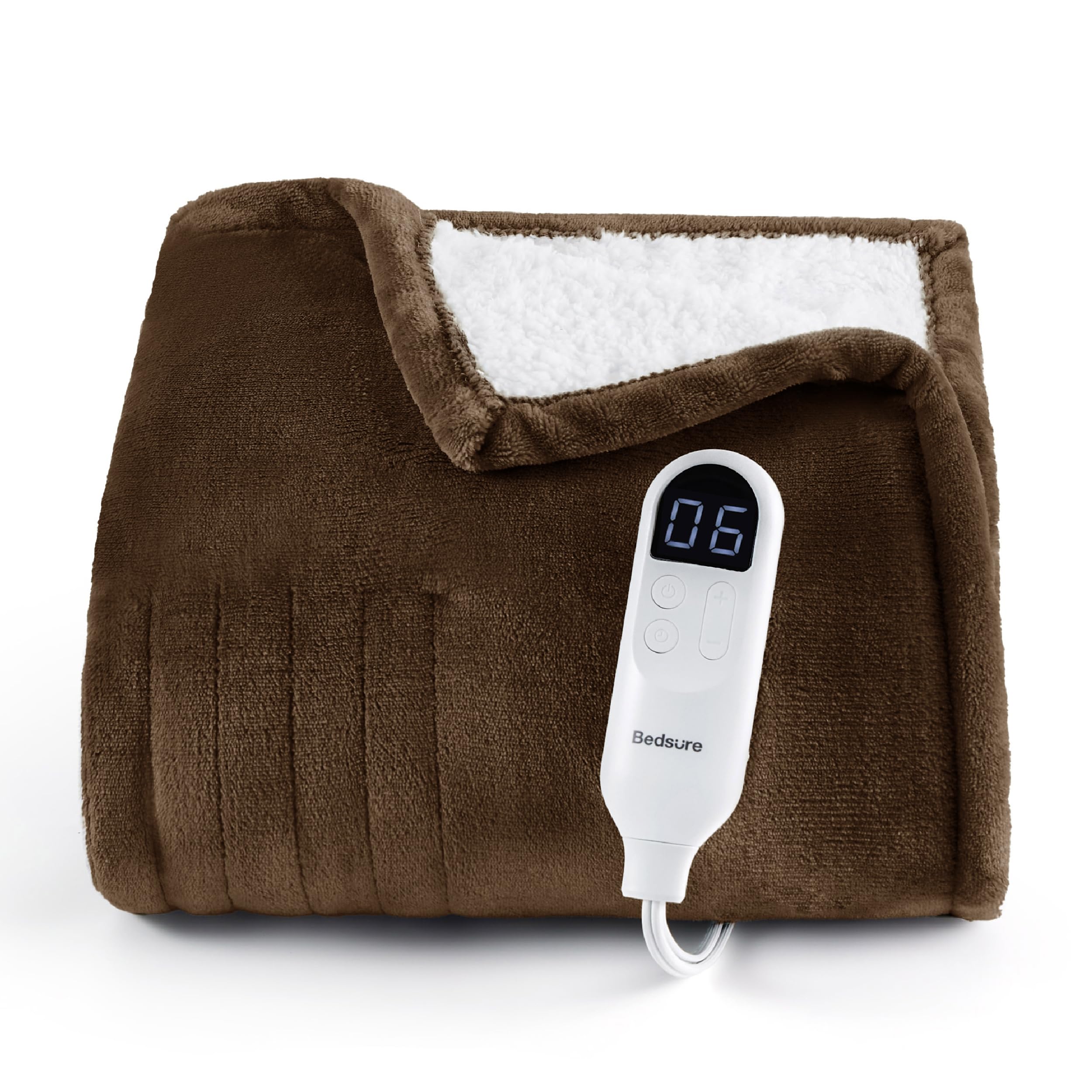 Bedsure Heated Blanket with Preheate Function