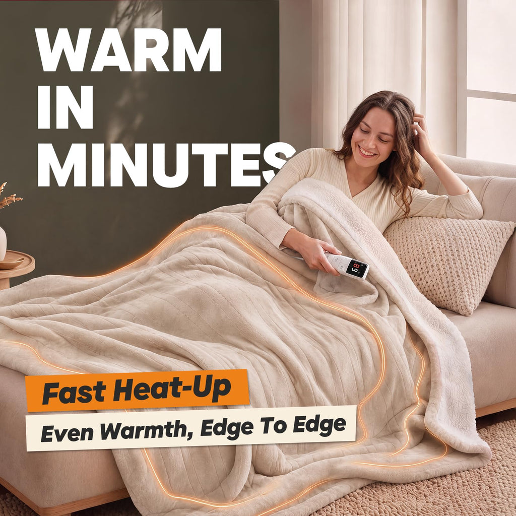 Electric Heated Throw Blanket