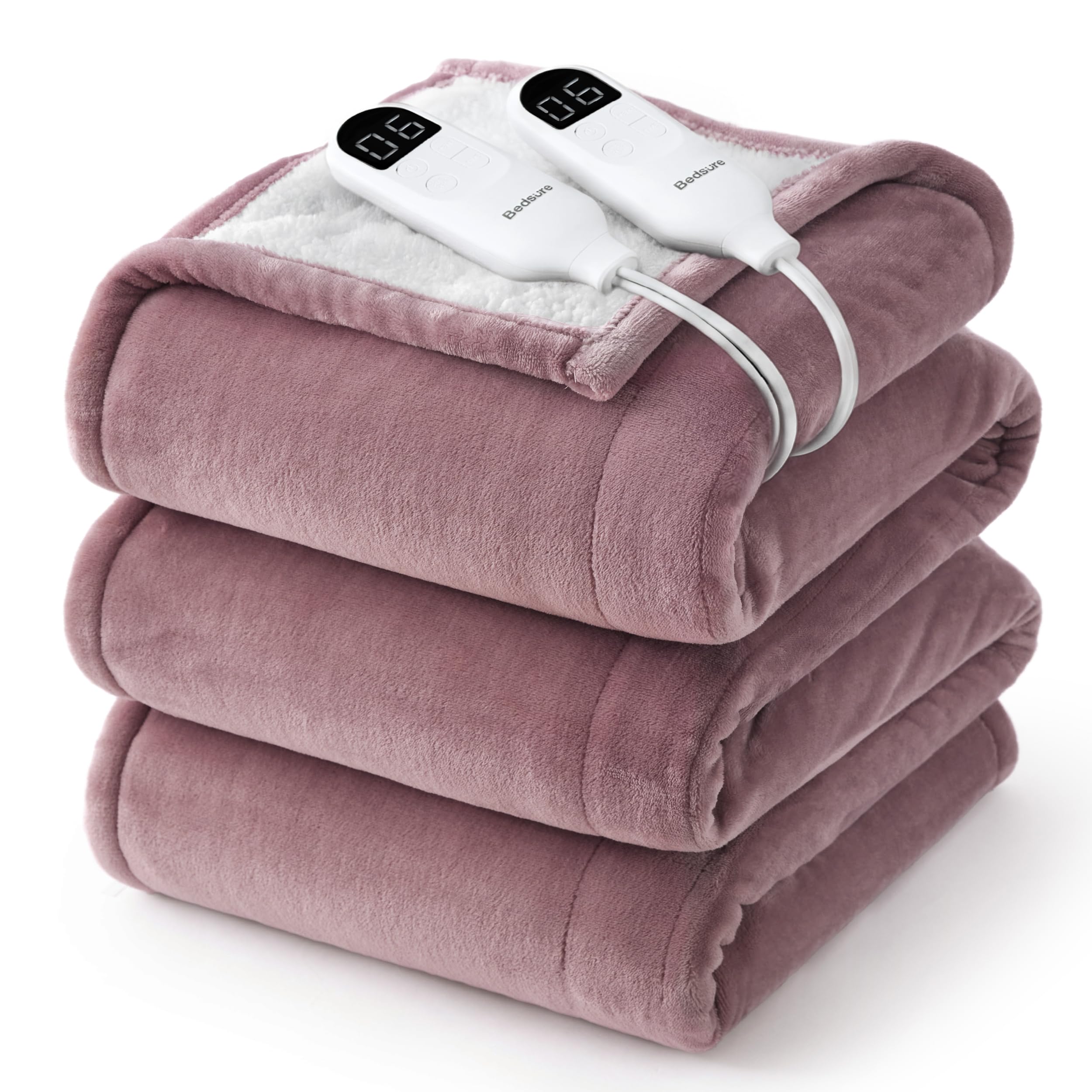 Bedsure Heated Blanket with Preheate Function