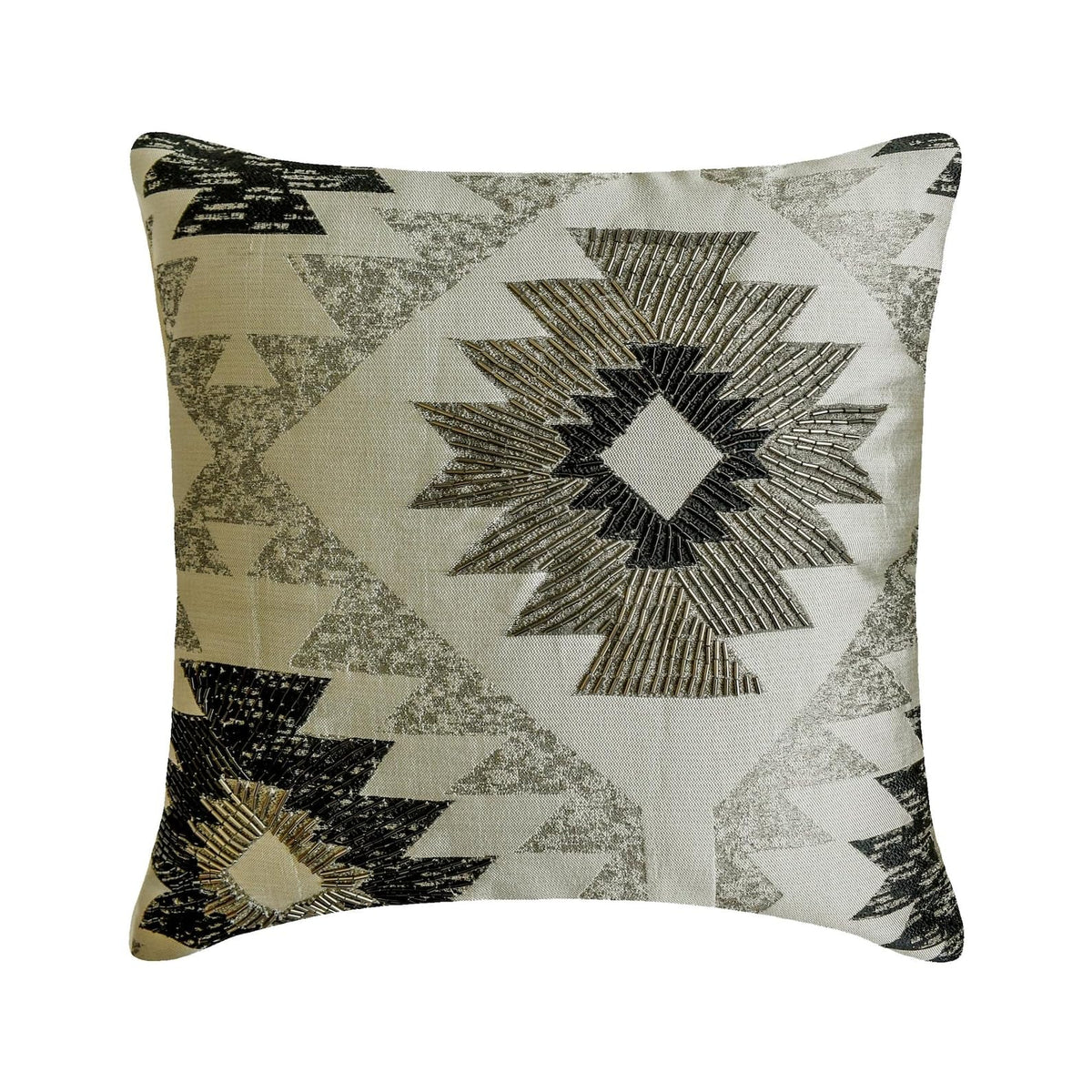 The HomeCentric Designer Throw Pillow Covers Silver 3