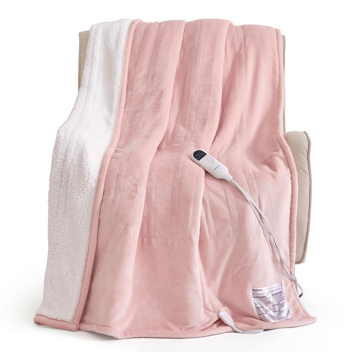 Bedsure Heated Blanket with Preheate Function