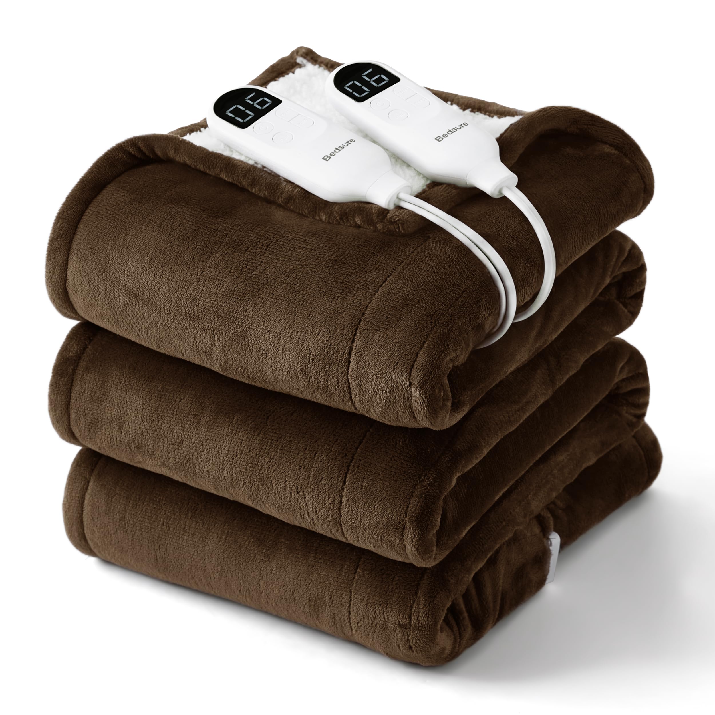 Bedsure Heated Blanket with Preheate Function