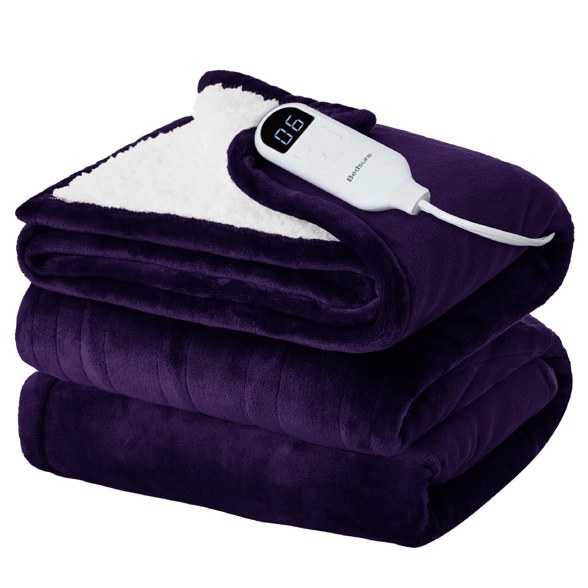 Bedsure Heated Blanket with Preheate Function