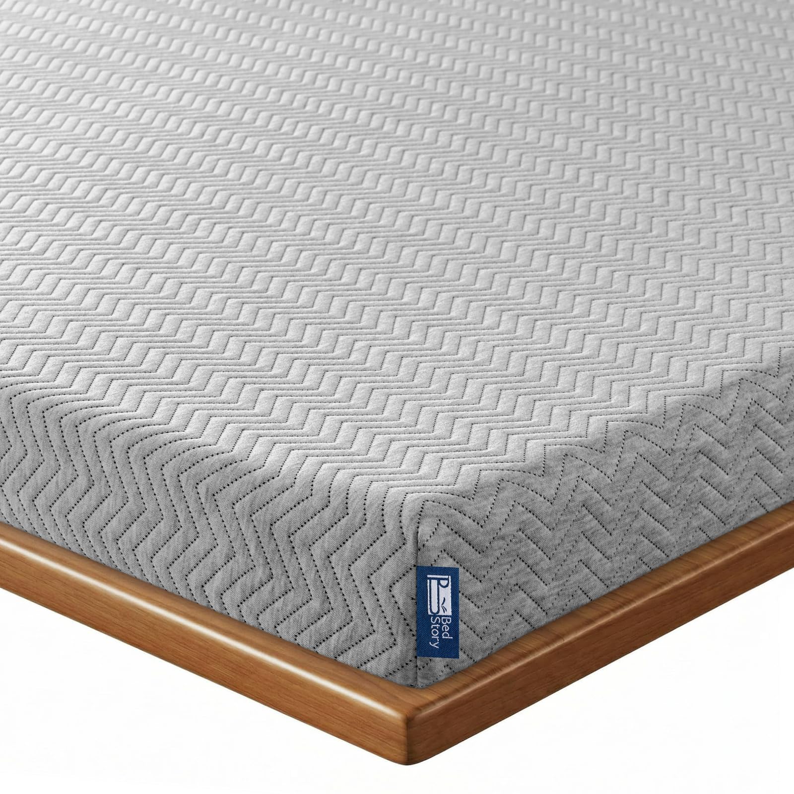 BedStory Wave Fusion Memory Foam Mattress Topper