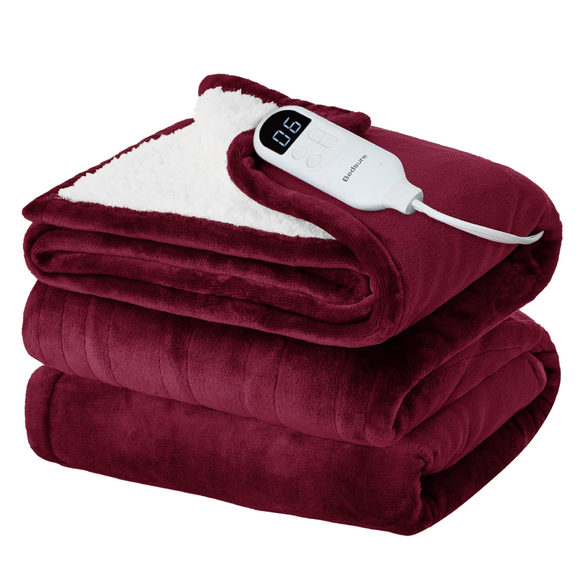 Bedsure Heated Blanket with Preheate Function
