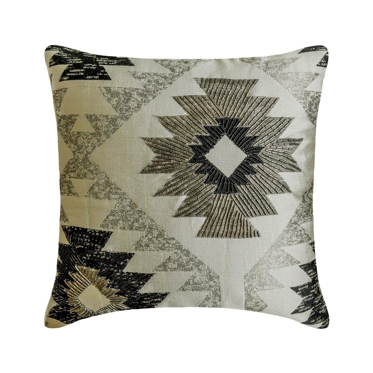 The HomeCentric Designer Throw Pillow Covers Silver 3