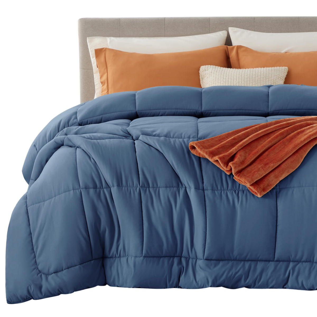 Bedsure Comforter Duvet Insert, Quilted Bedding Blanket, Oeko-TEX