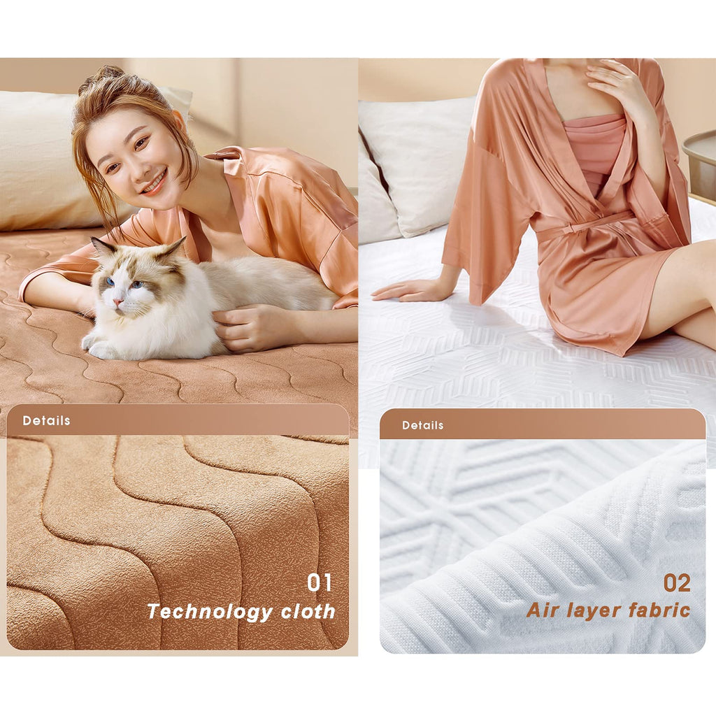 Dual-Control Electric Heated Blanket