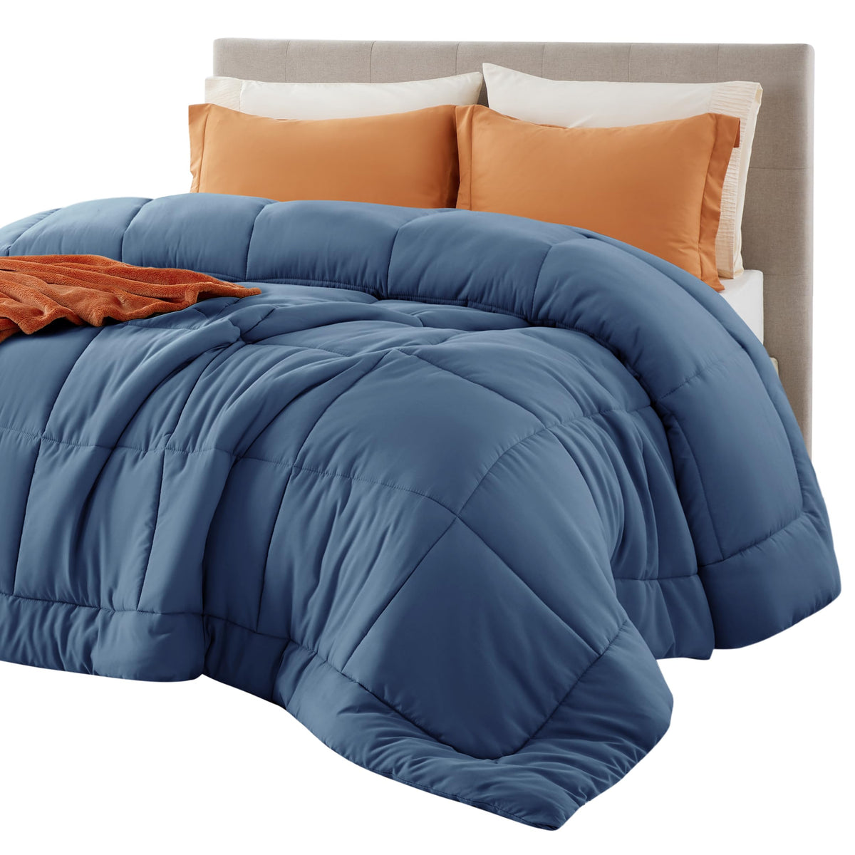 Bedsure Comforter Duvet Insert, Quilted Bedding Blanket, Oeko-TEX