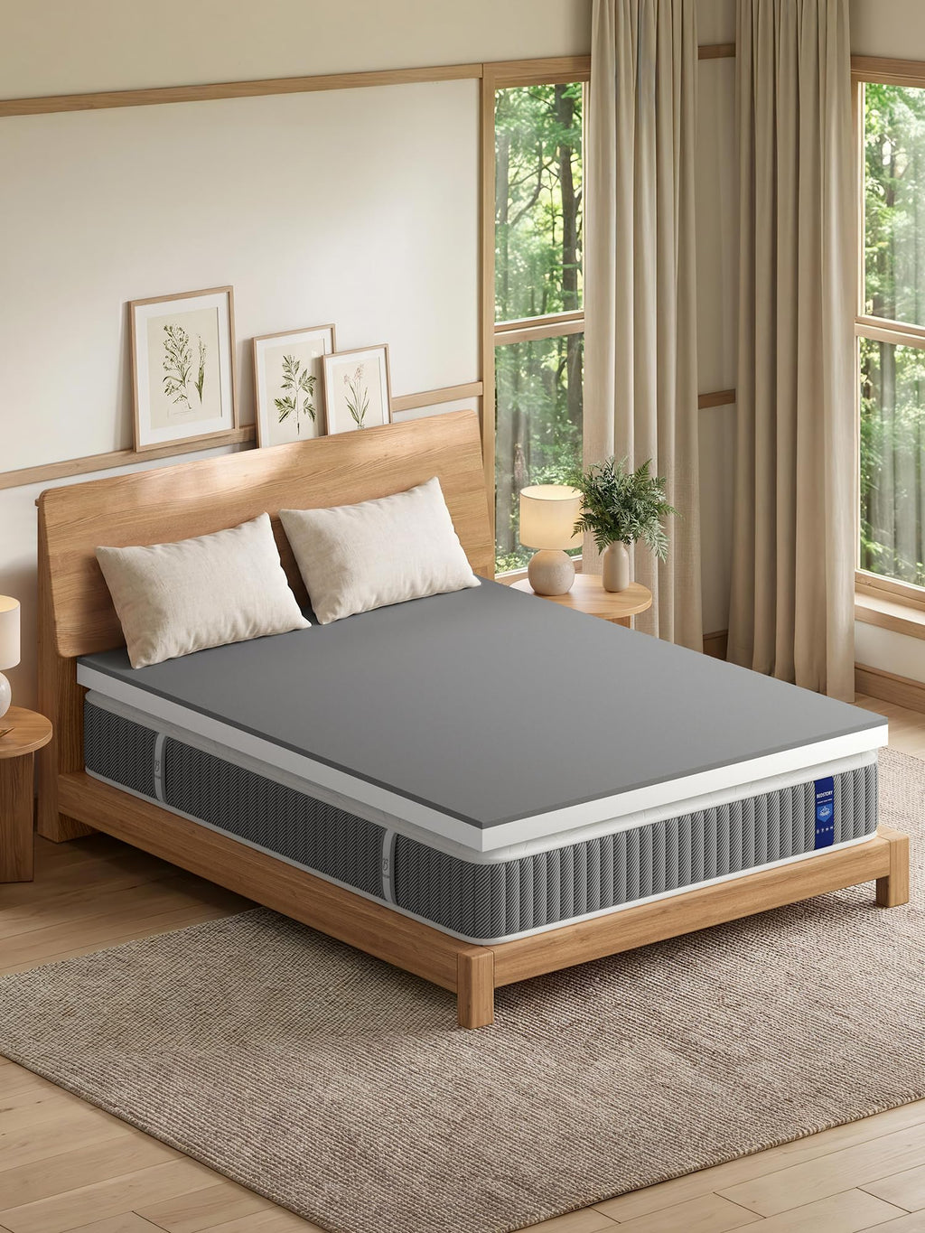 Firm Memory Foam Mattress Topper