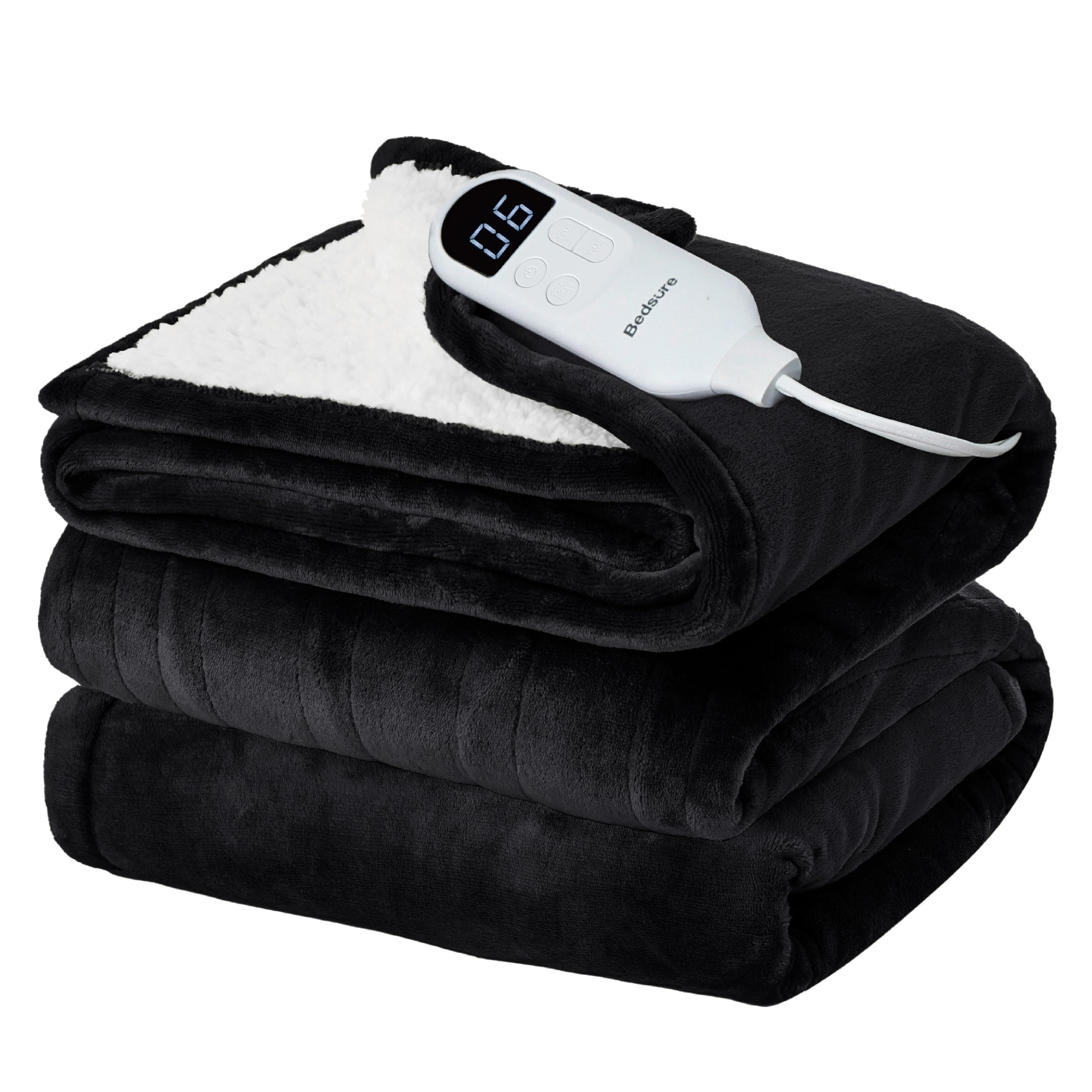 Bedsure Heated Blanket with Preheate Function