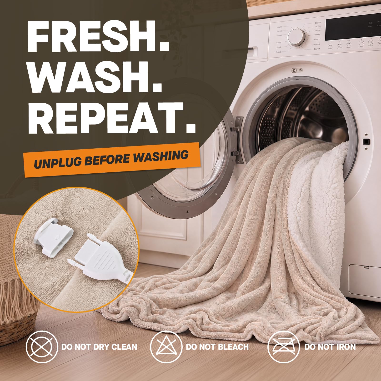 Electric Heated Throw Blanket