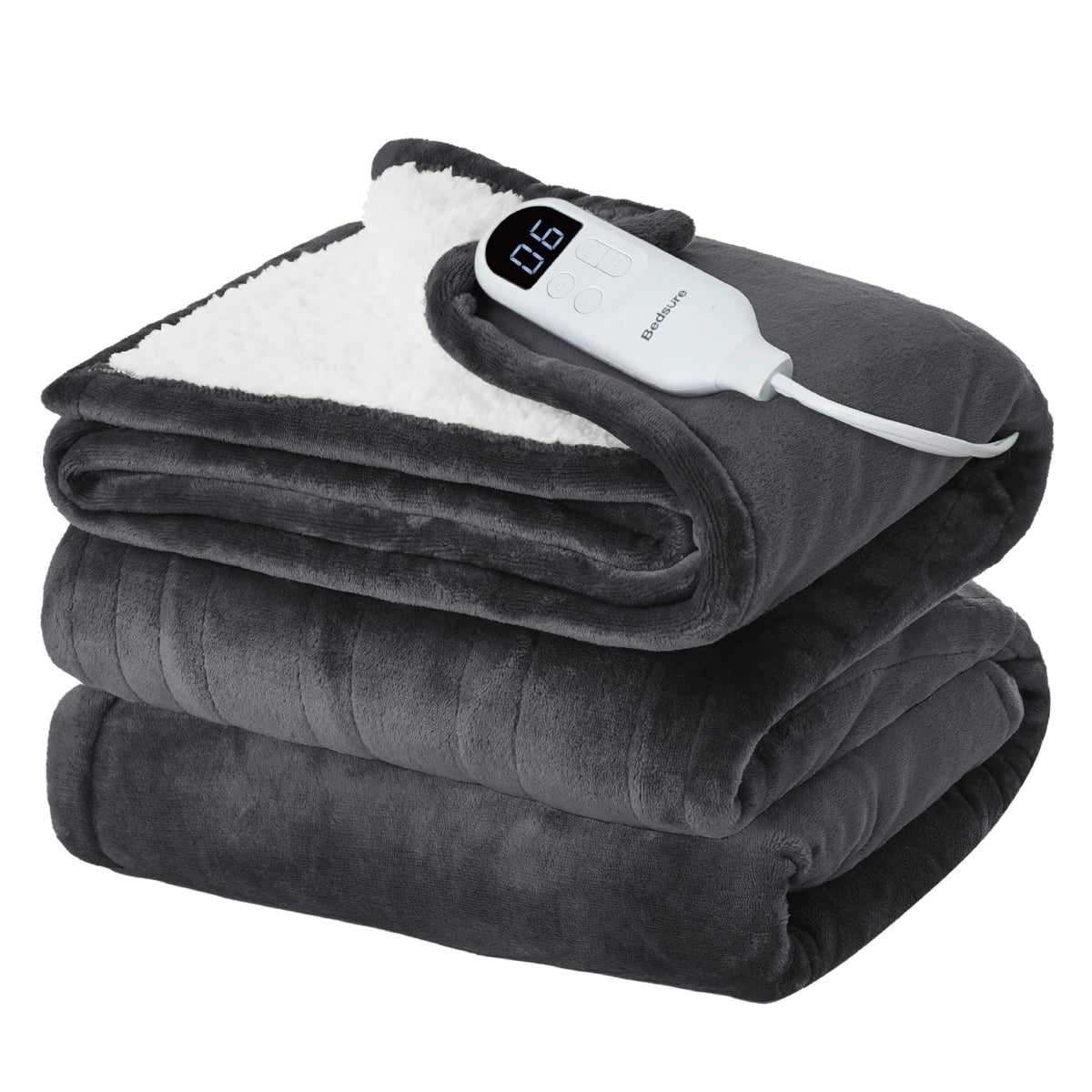 Bedsure Heated Blanket with Preheate Function