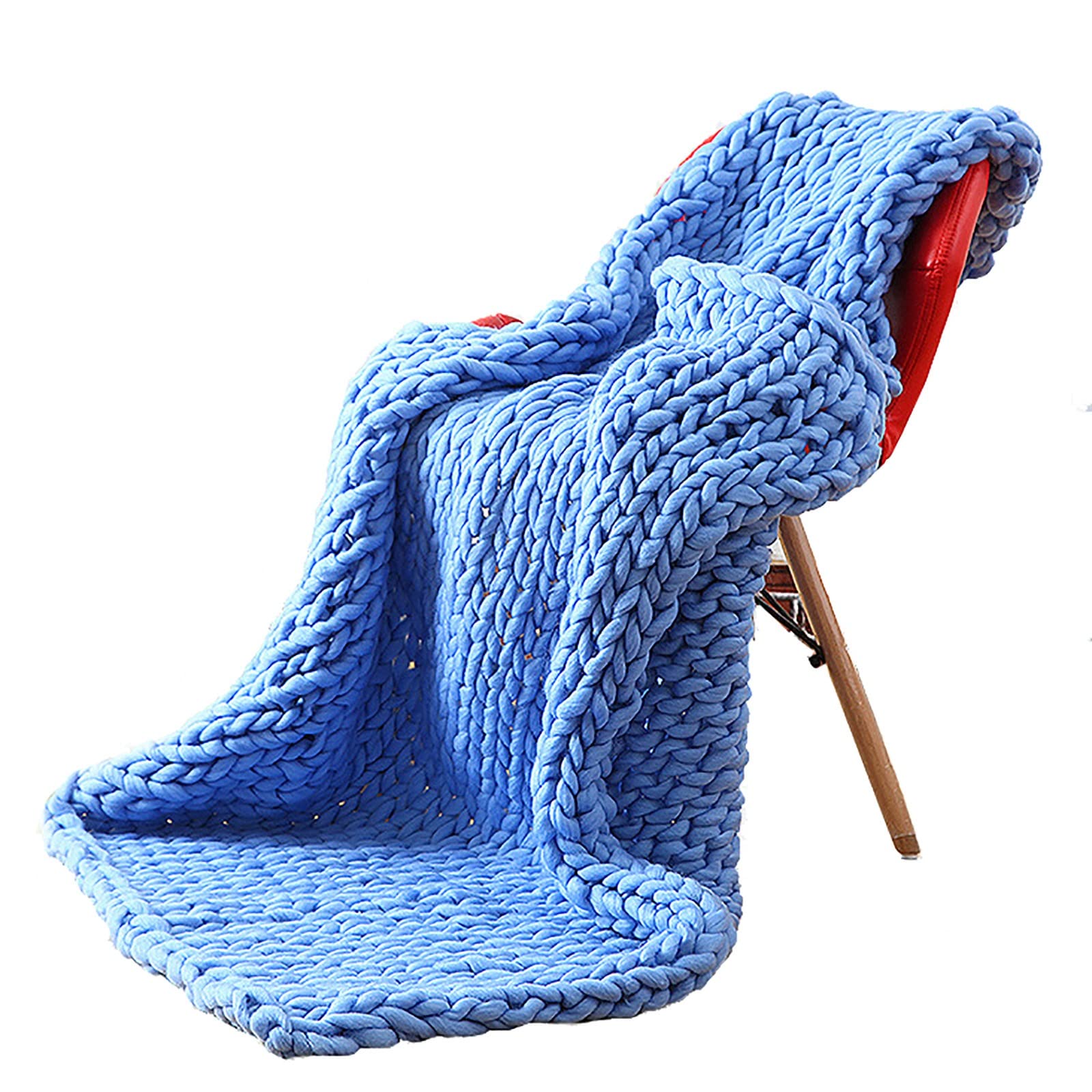 Chunky Knit Throw Blanket